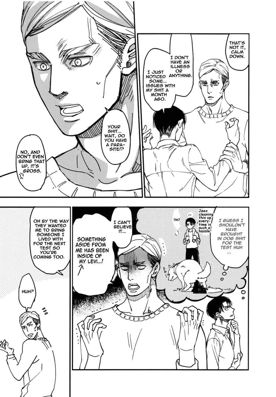 Page 4 Chapter Unknown_0178 Shingeki no Kyojin - Byouin e Ittekimashita (Doujinshi)