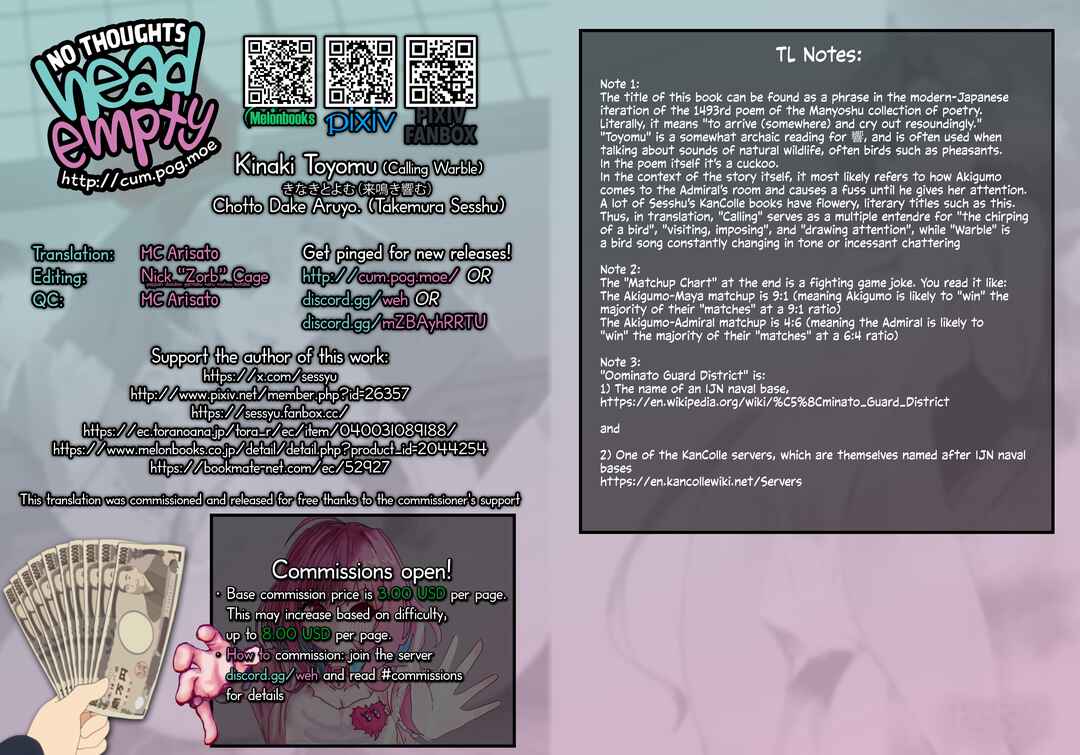 Page 27 Chapter Unknown_b55b Kantai Collection -KanColle- - Calling Warble (Doujinshi)