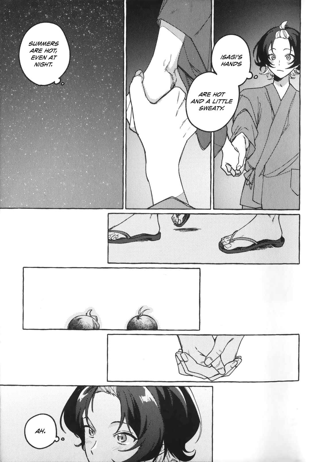 Page 8 Chapter Unknown_054b Blue Lock - Atsui Yoru ni Kimi to (Doujinshi)