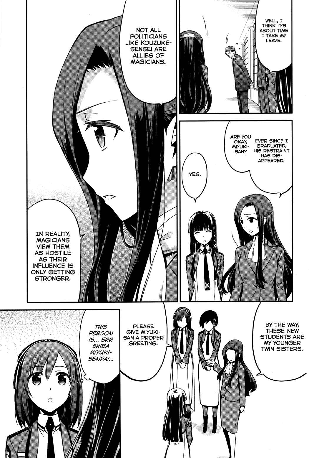 Page 9 Chapter 10 Mahouka Koukou no Rettousei - Double Seven-hen