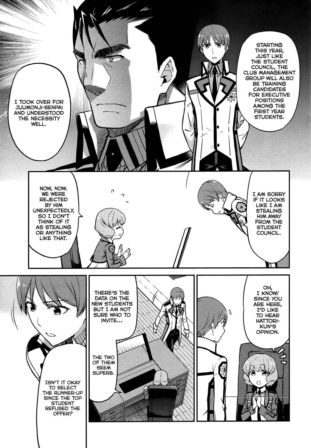 Page 10 Chapter 11 Mahouka Koukou no Rettousei - Double Seven-hen