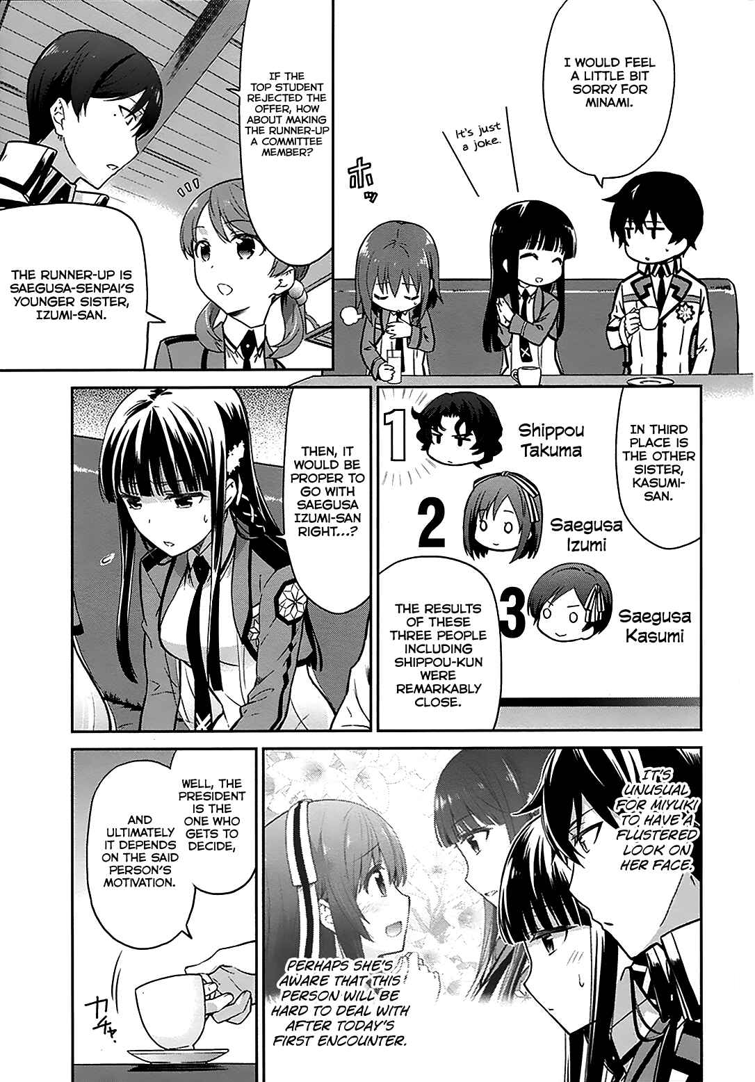 Page 4 Chapter 11 Mahouka Koukou no Rettousei - Double Seven-hen
