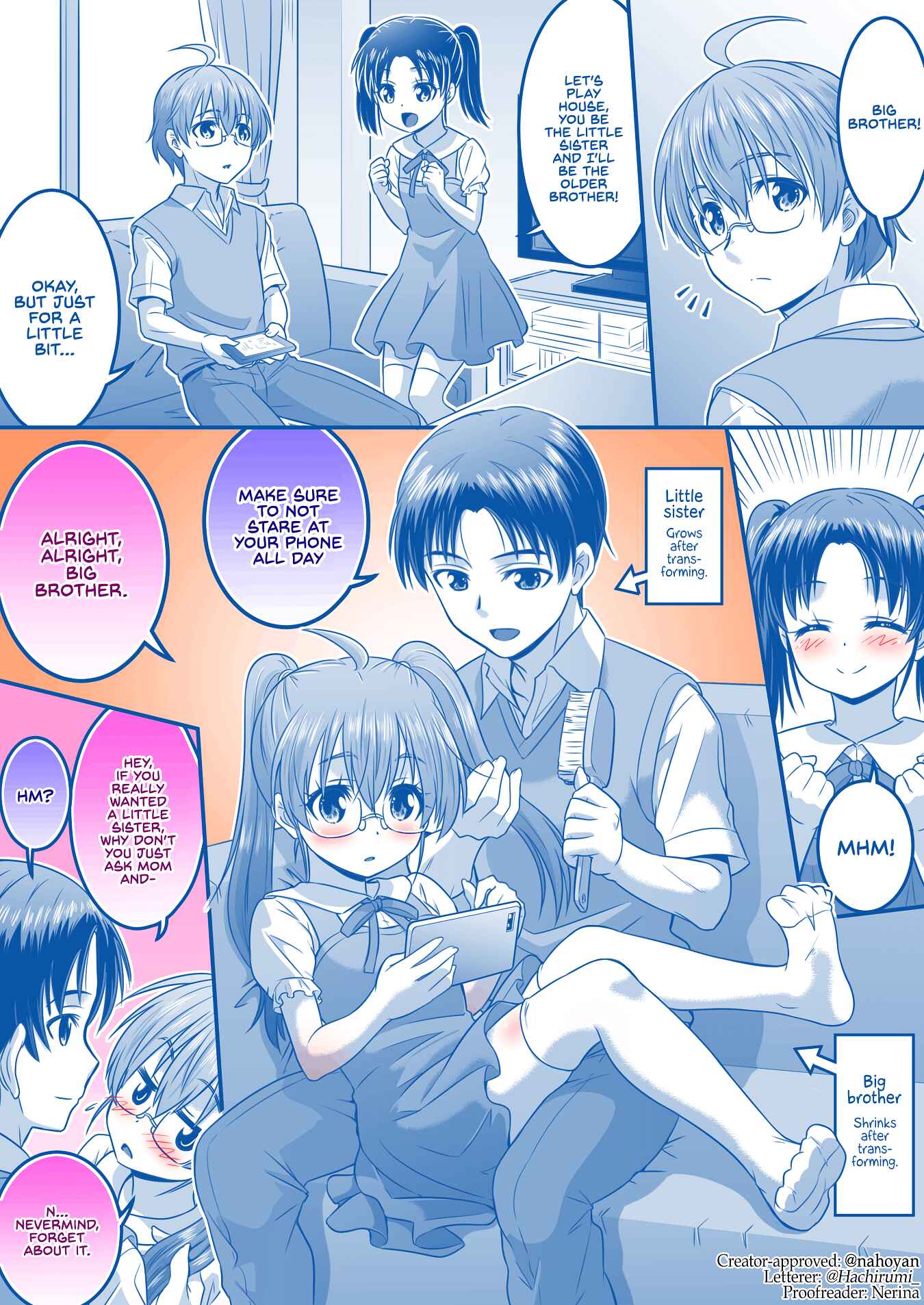 Page 1 Chapter Unknown_29ed Everyone Has Different Genderswap Constitutions - Siblings Edition