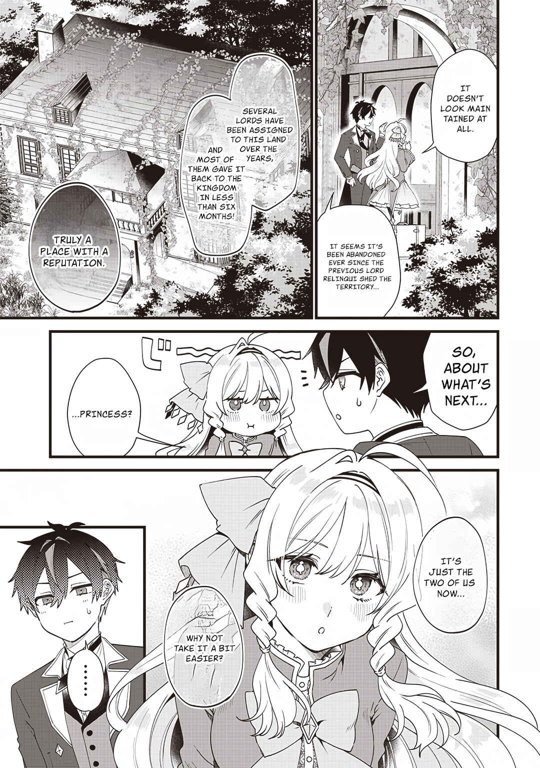 Page 4 Chapter 2 Sasen sareta Daisan Oujo wa Henkyou Kaikaku wo Hajimemasu!!