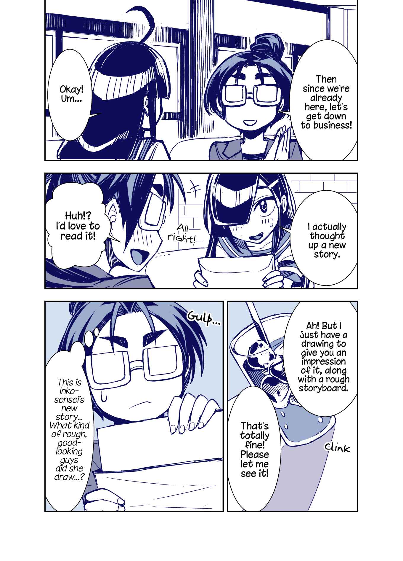 Page 1 Chapter 72 Tadokoro-san (Web Comic)