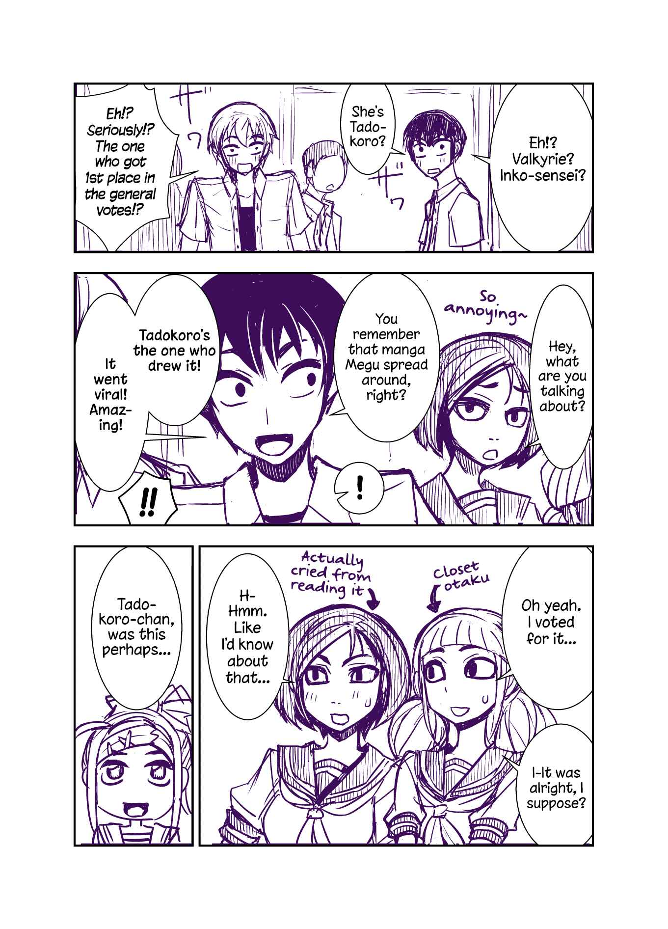 Page 9 Chapter 100 Tadokoro-san (Web Comic)