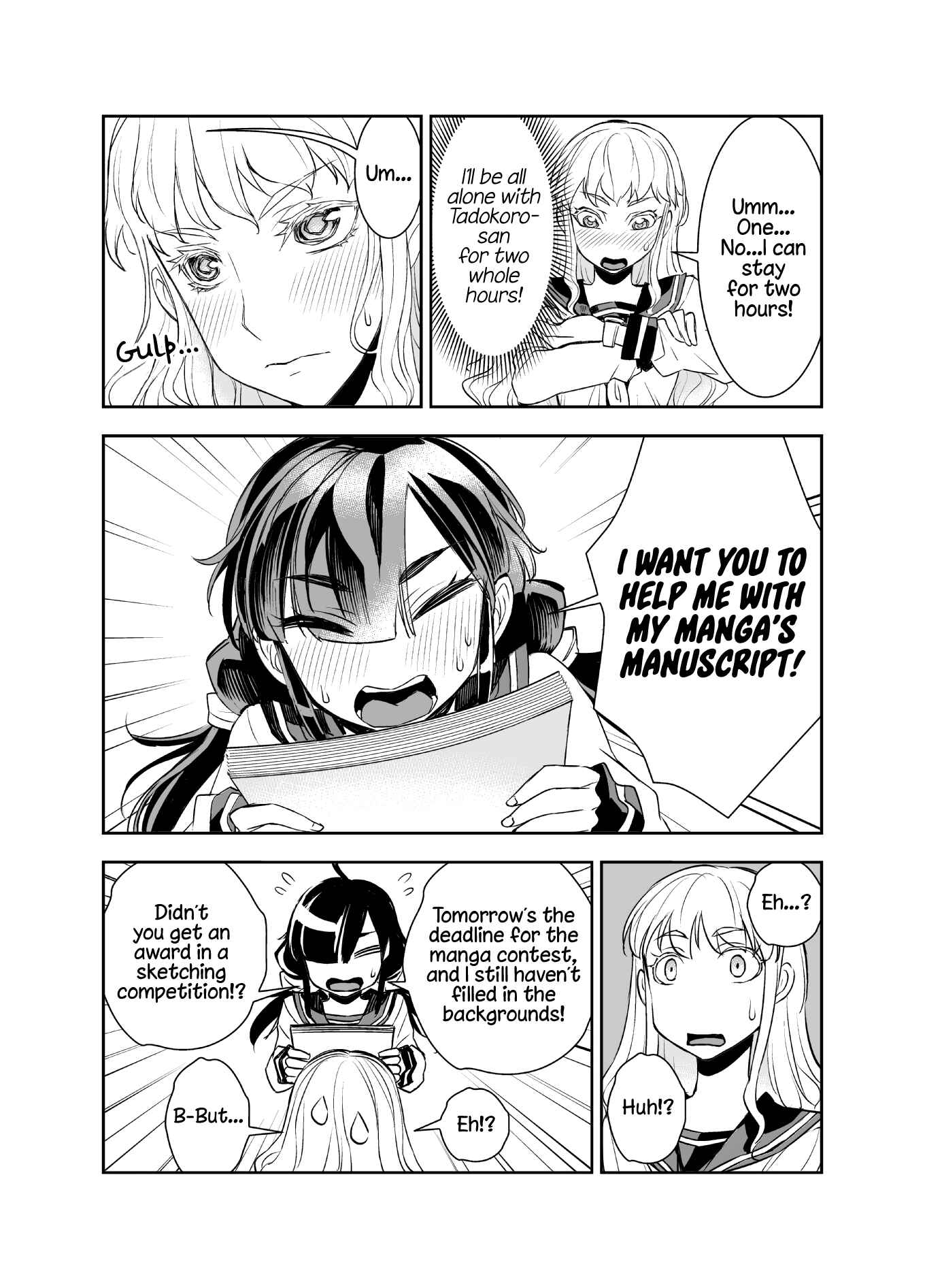 Page 1 Chapter 28 Tadokoro-san (Web Comic)
