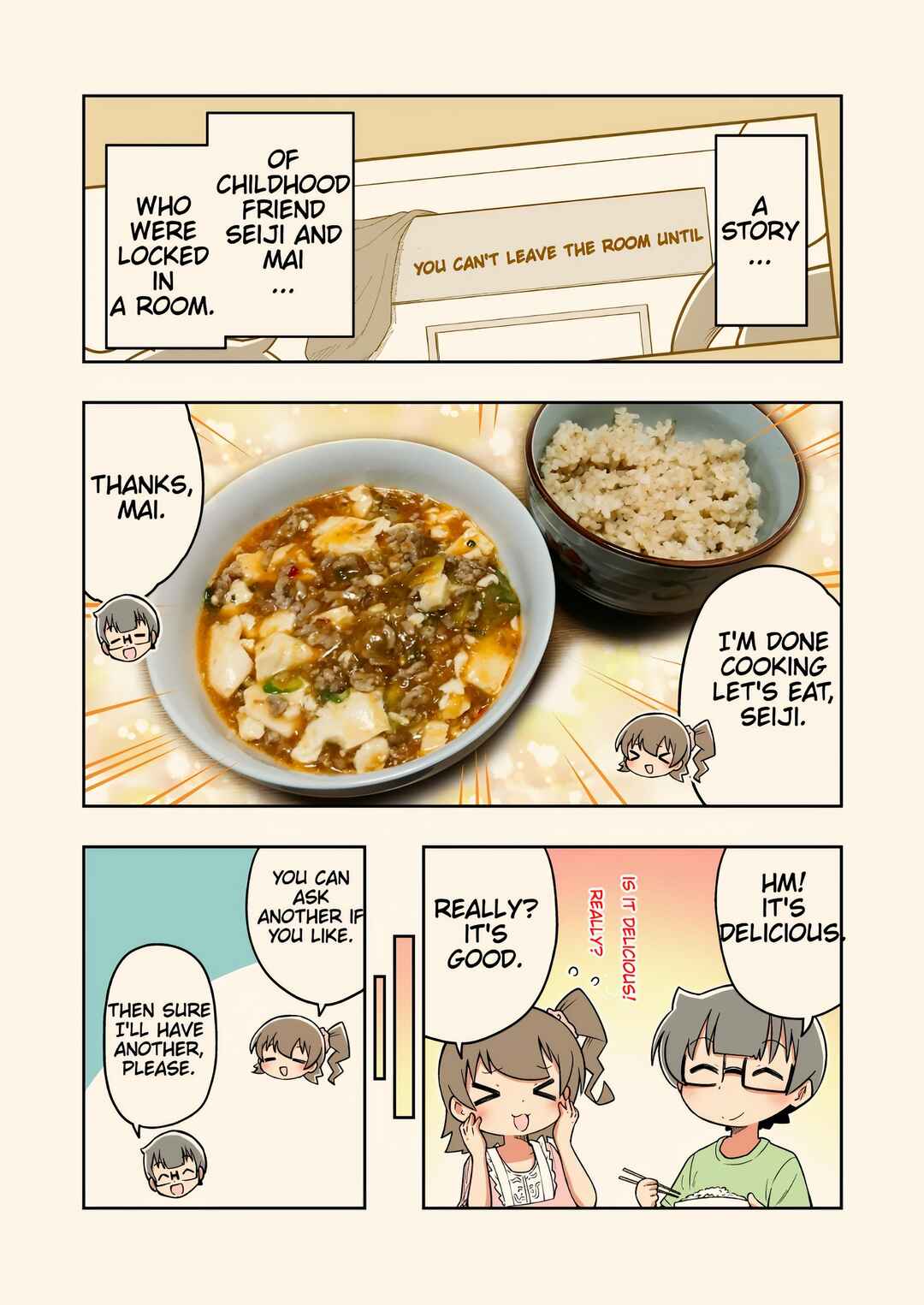 Page 1 Chapter 15 Rei no Heya ni Irerarechatta Osananajimi no Futari