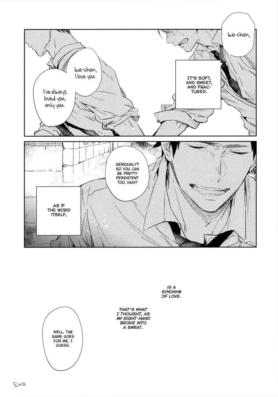 Page 33 Chapter Unknown_7989 Haikyuu!! - Hyakuman Kai Ai wo Sakebe (Doujinshi)
