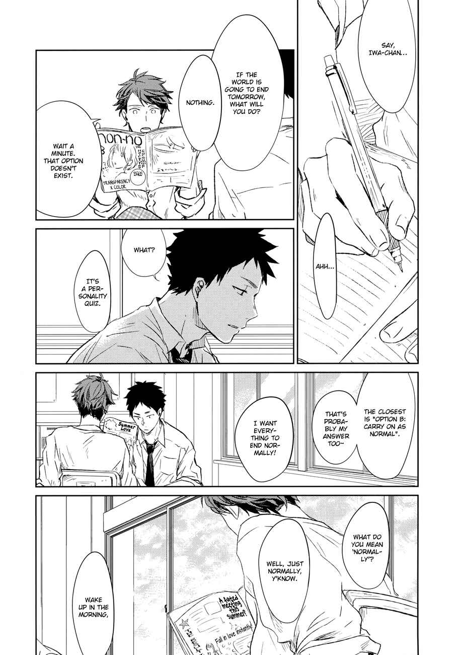 Page 6 Chapter Unknown_7989 Haikyuu!! - Hyakuman Kai Ai wo Sakebe (Doujinshi)