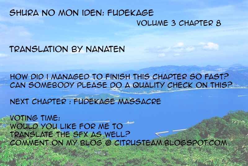 Page 81 Chapter 8 Shura no Mon Iden - Fudekage
