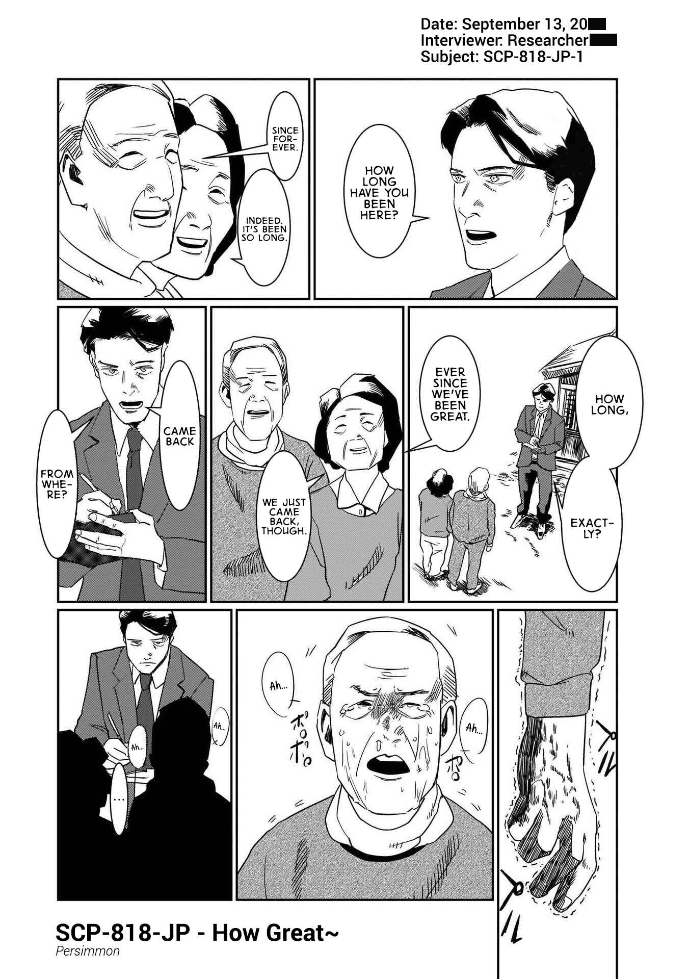 Page 1 Chapter 4 SCP Comic Anthology - KAI