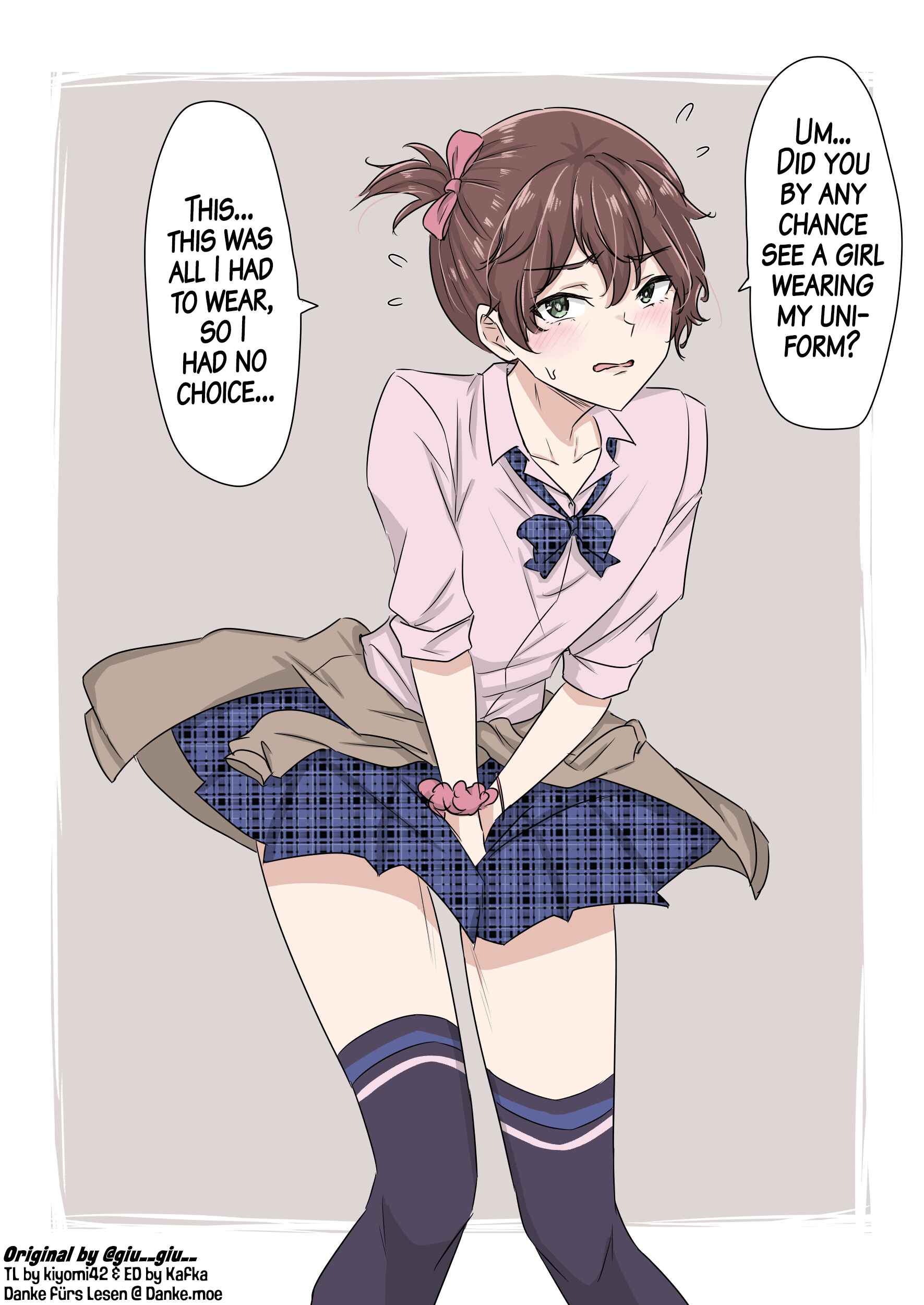 Page 1 Chapter Unknown_ad1f A Boy Who Has an Excuse For His Crossdressing