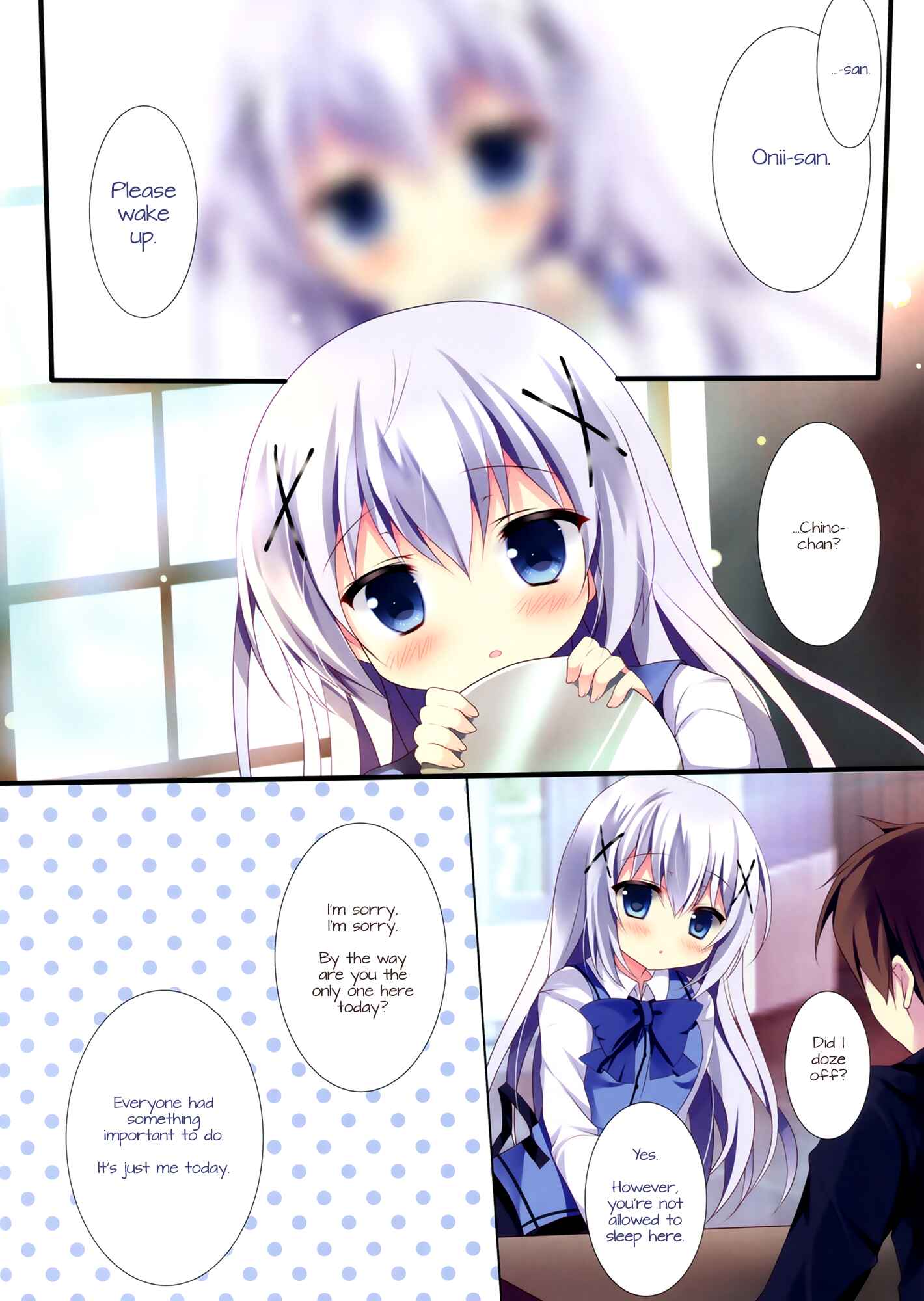Page 3 Chapter Unknown_035c Gochuumon wa Usagi desu ka? - Chino-chan ni Oniisan te Iwaretai! (Doujinshi)