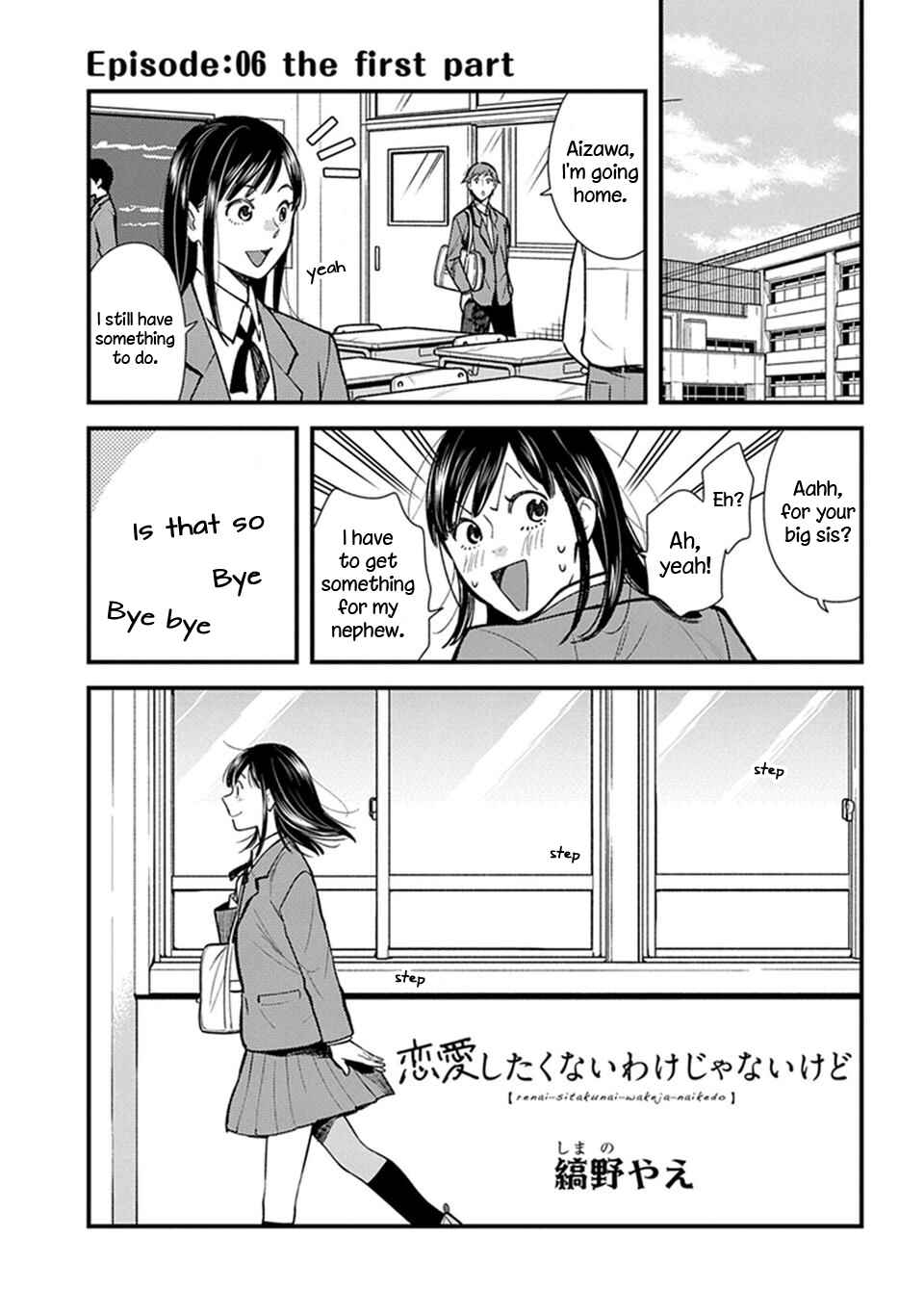 Page 1 Chapter 6.1 Its Not Like I Dont Want To Love