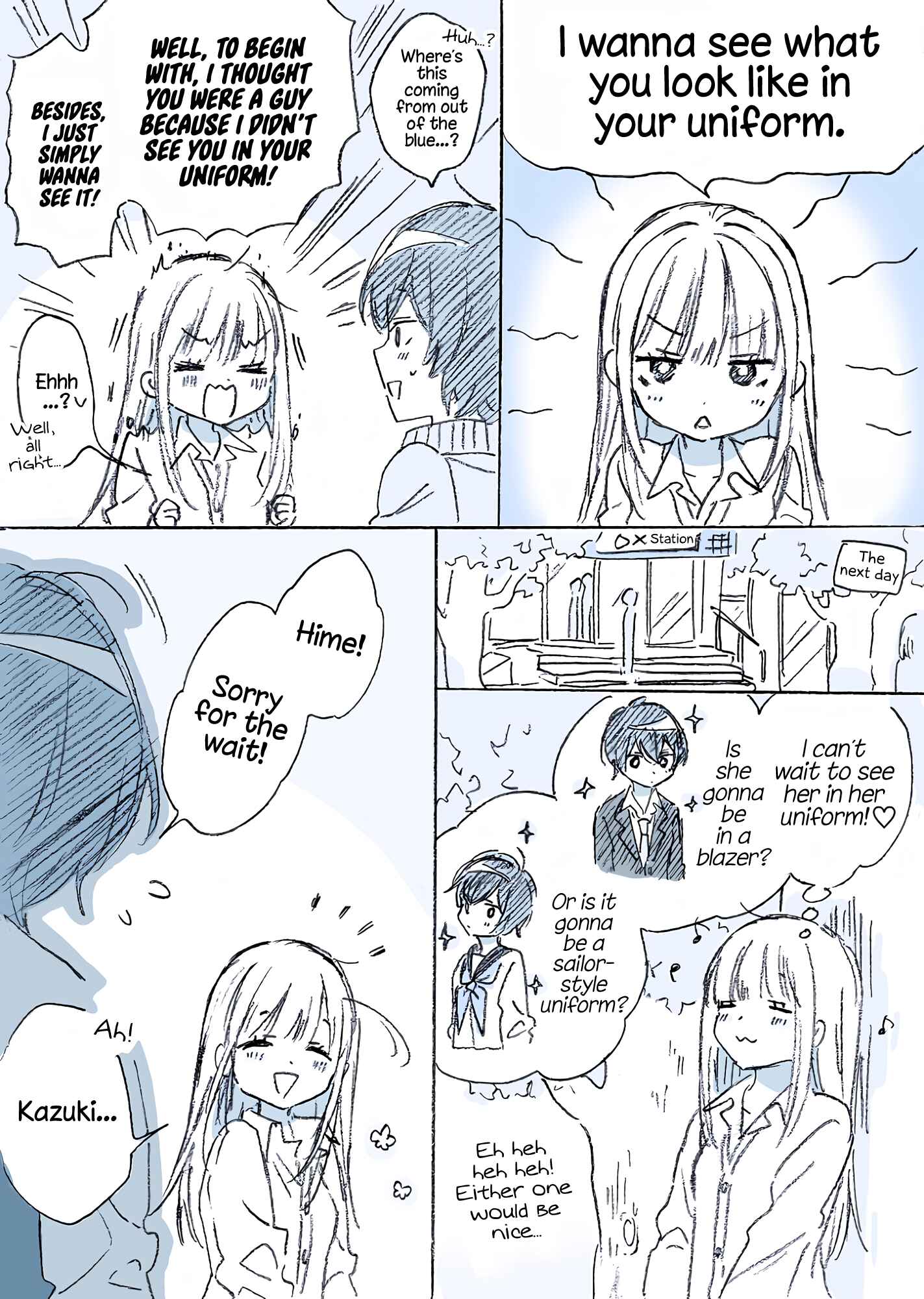 Page 1 Chapter 2 Boyish na Kanojo
