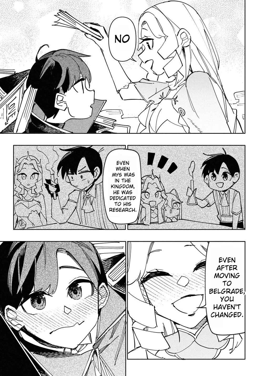 Page 8 Chapter 14.1 Tsuihousareta Renkinjutsushi wa Mujikaku ni Densetsu to Naru Yandere Imouto (Oukoku no Shugoryuu) to Issho ni Henkyou de Shiawase ni Kurashimasu!