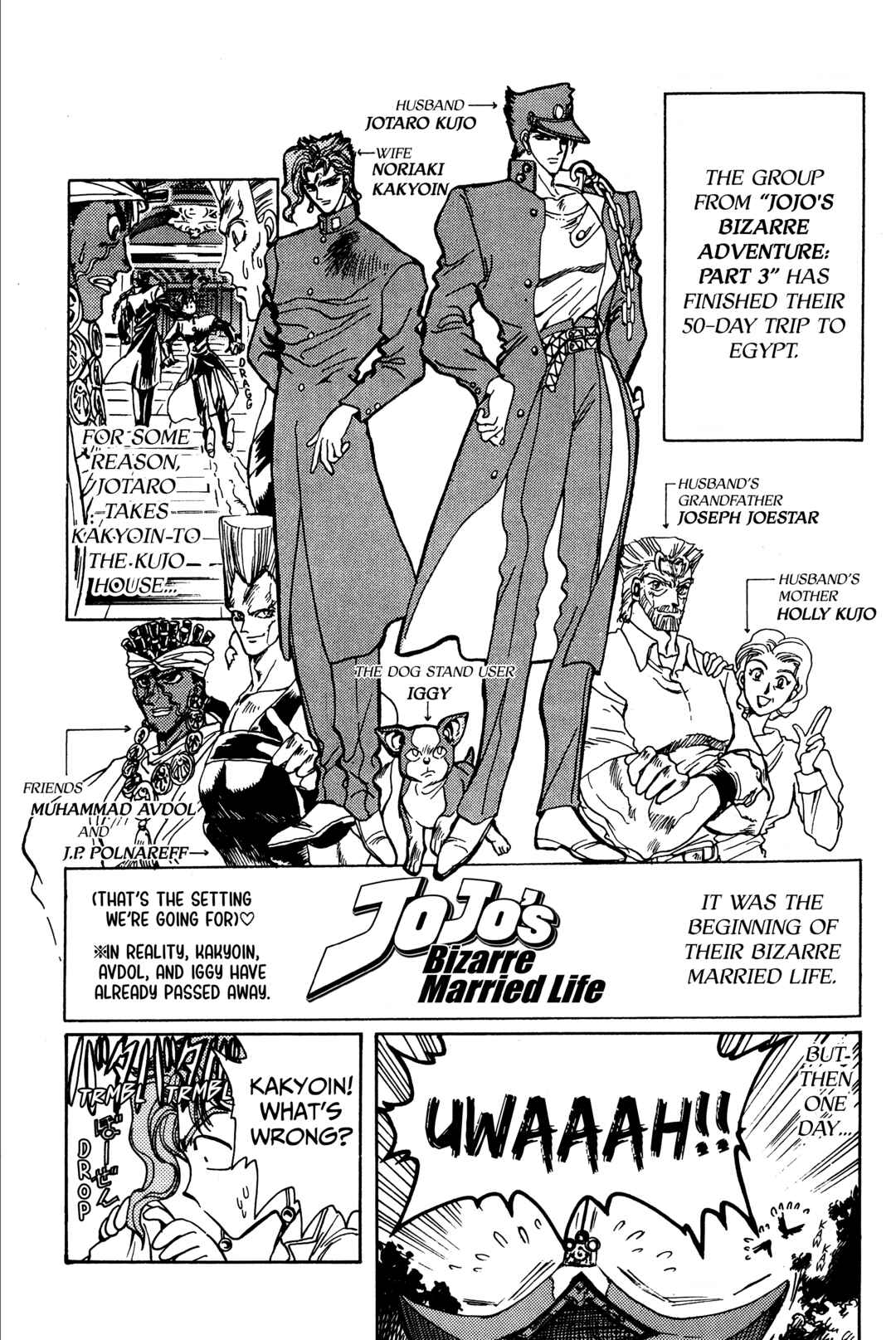 Page 4 Chapter 3 JoJos Bizarre Adventure - Clamp in Wonderland: JoJos Bizarre Married Life (Doujinshi)