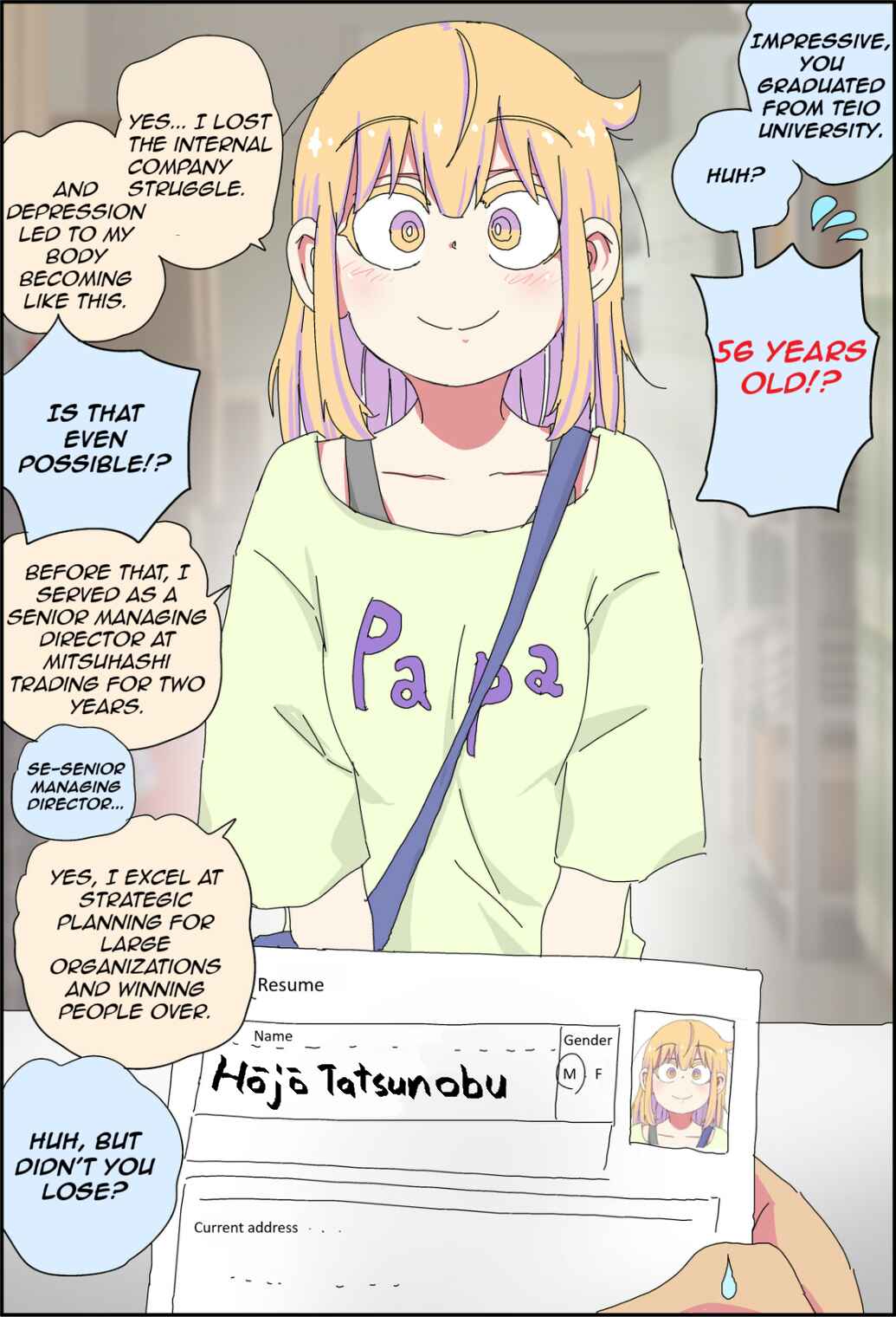 Page 1 Chapter 10 My Father Has Become a Beautiful Girl and Its a Lot of Pain
