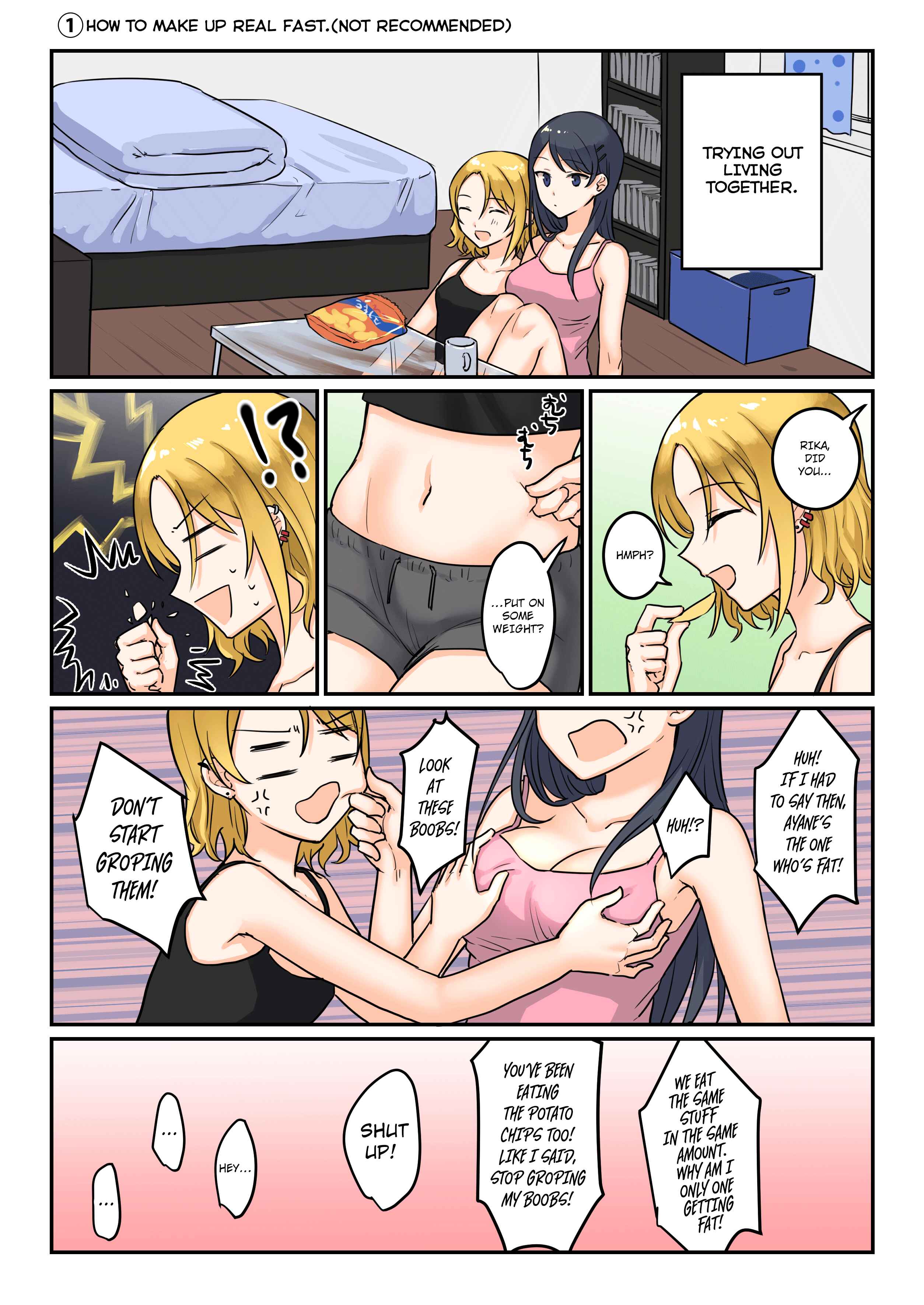 Page 2 Chapter 3 1RT de Nakawarui Nonke Joshi-tachi ga 1-byou Kiss suru Series