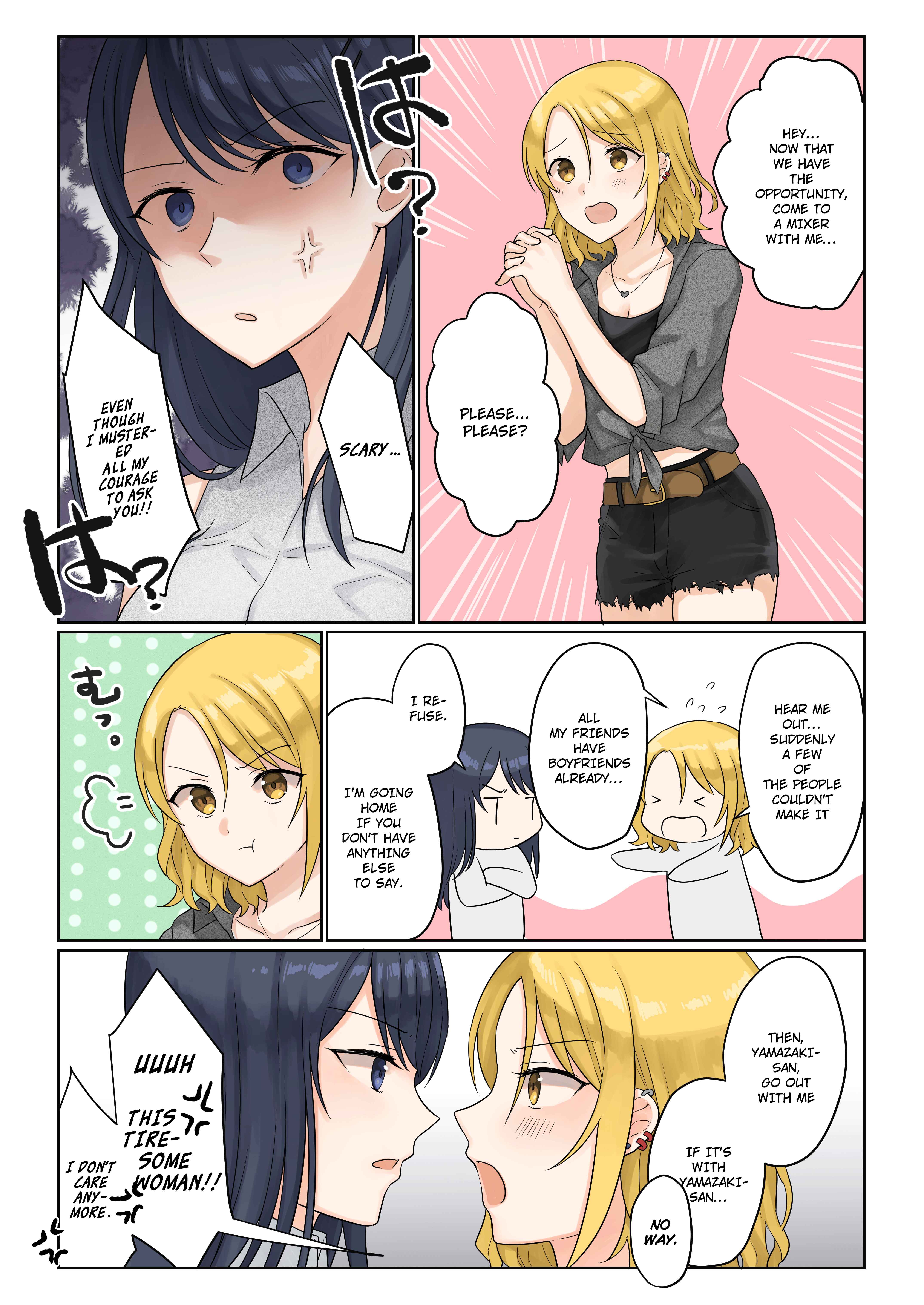 Page 2 Chapter 2 1RT de Nakawarui Nonke Joshi-tachi ga 1-byou Kiss suru Series
