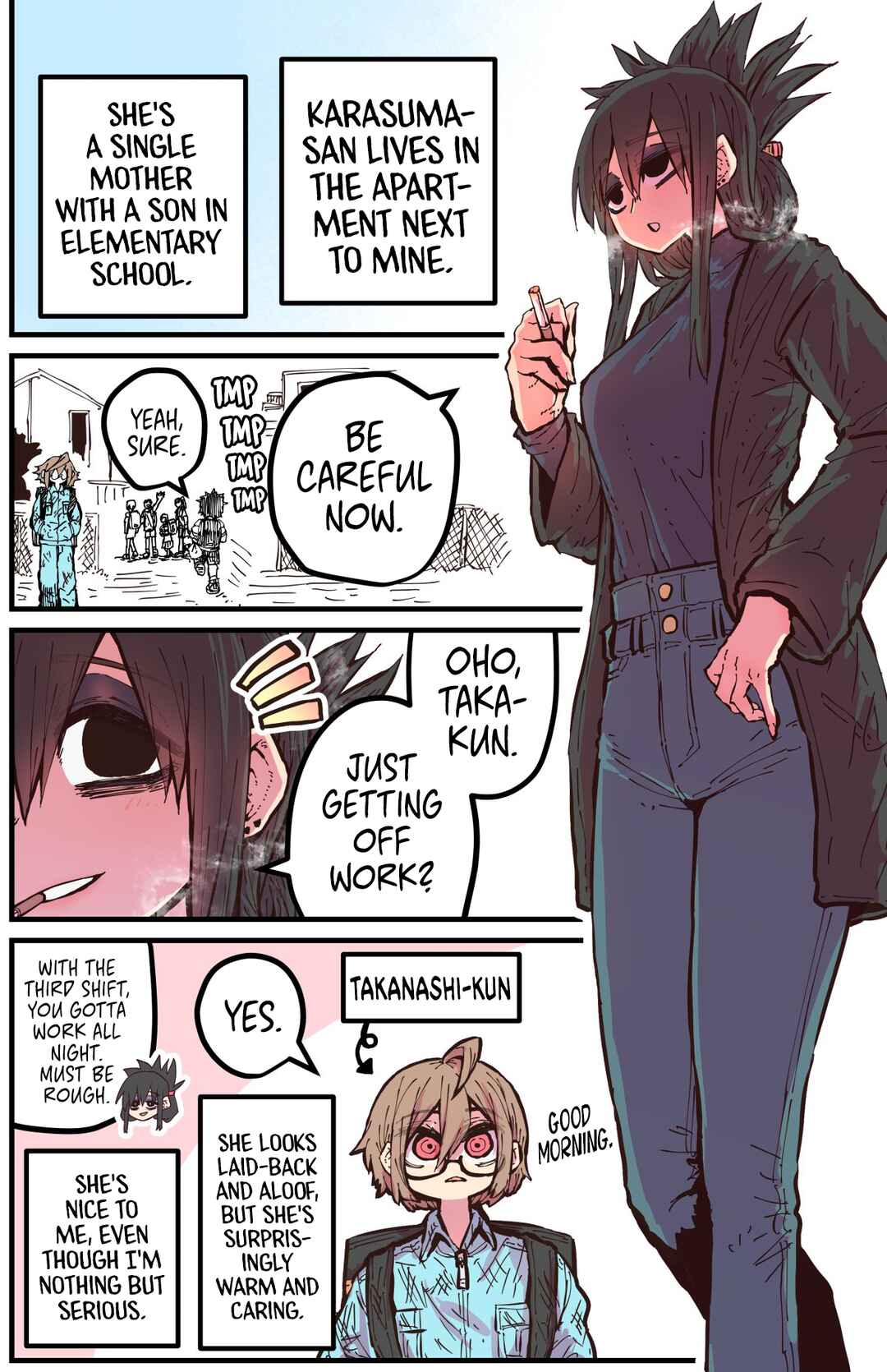Page 1 Chapter 1 Divorced Crybaby Side Story: Takanashi-kun and Karasuma-san