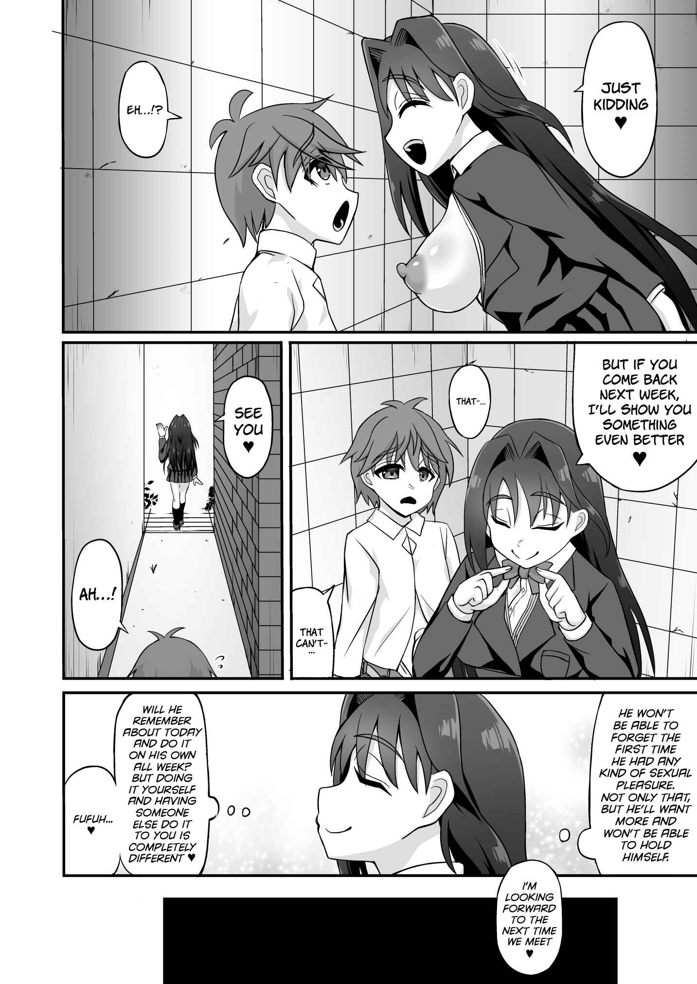 Page 9 Chapter Unknown_63b8 Sakusei Dosukebe Onee-san ~Boku wa Seitsuu & Kyousei Shasei de Kairaku Ochi~