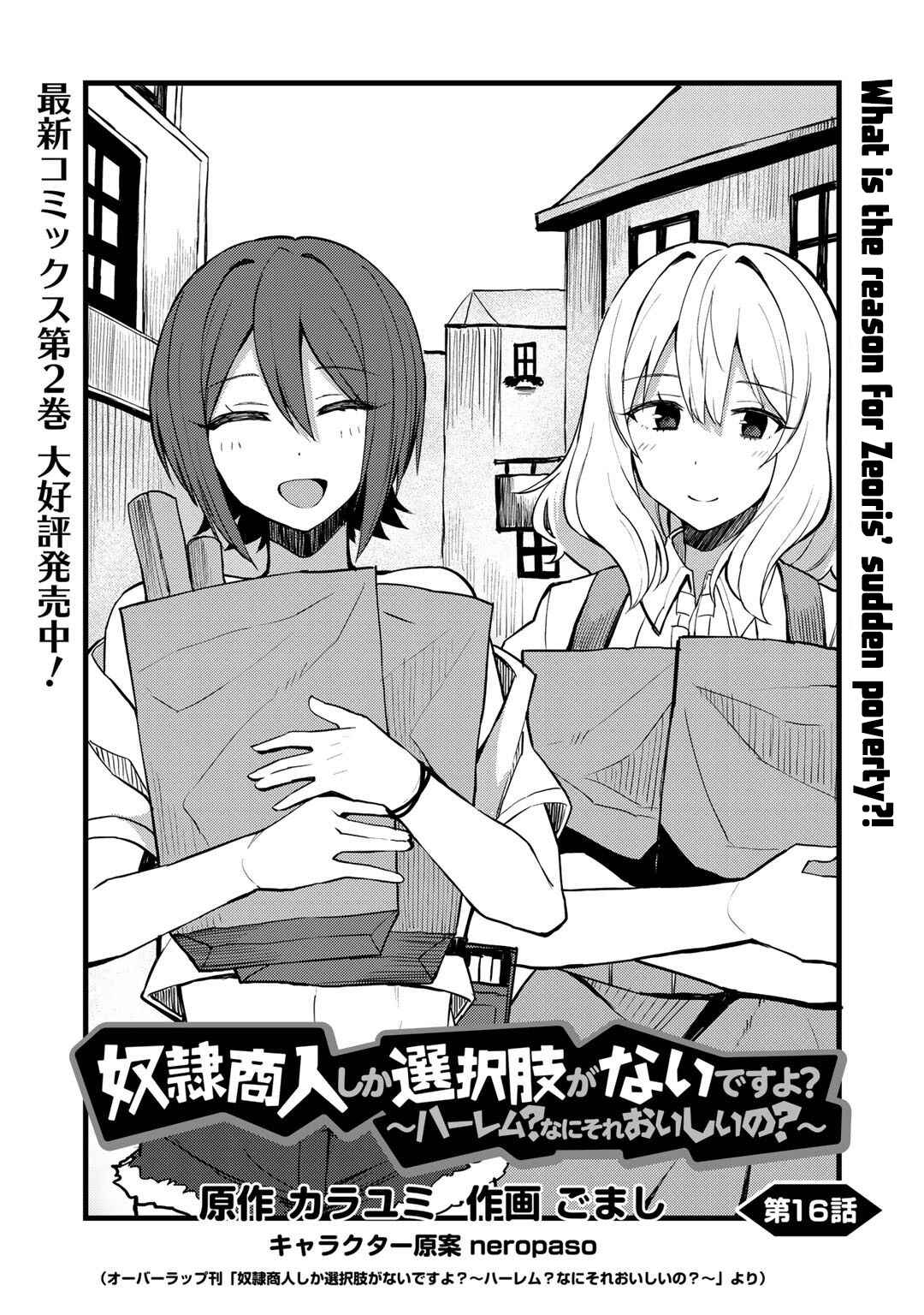 Page 3 Chapter 16 Is the Only Option a Slave Merchant?: Harem? What is that, is It Tasty?