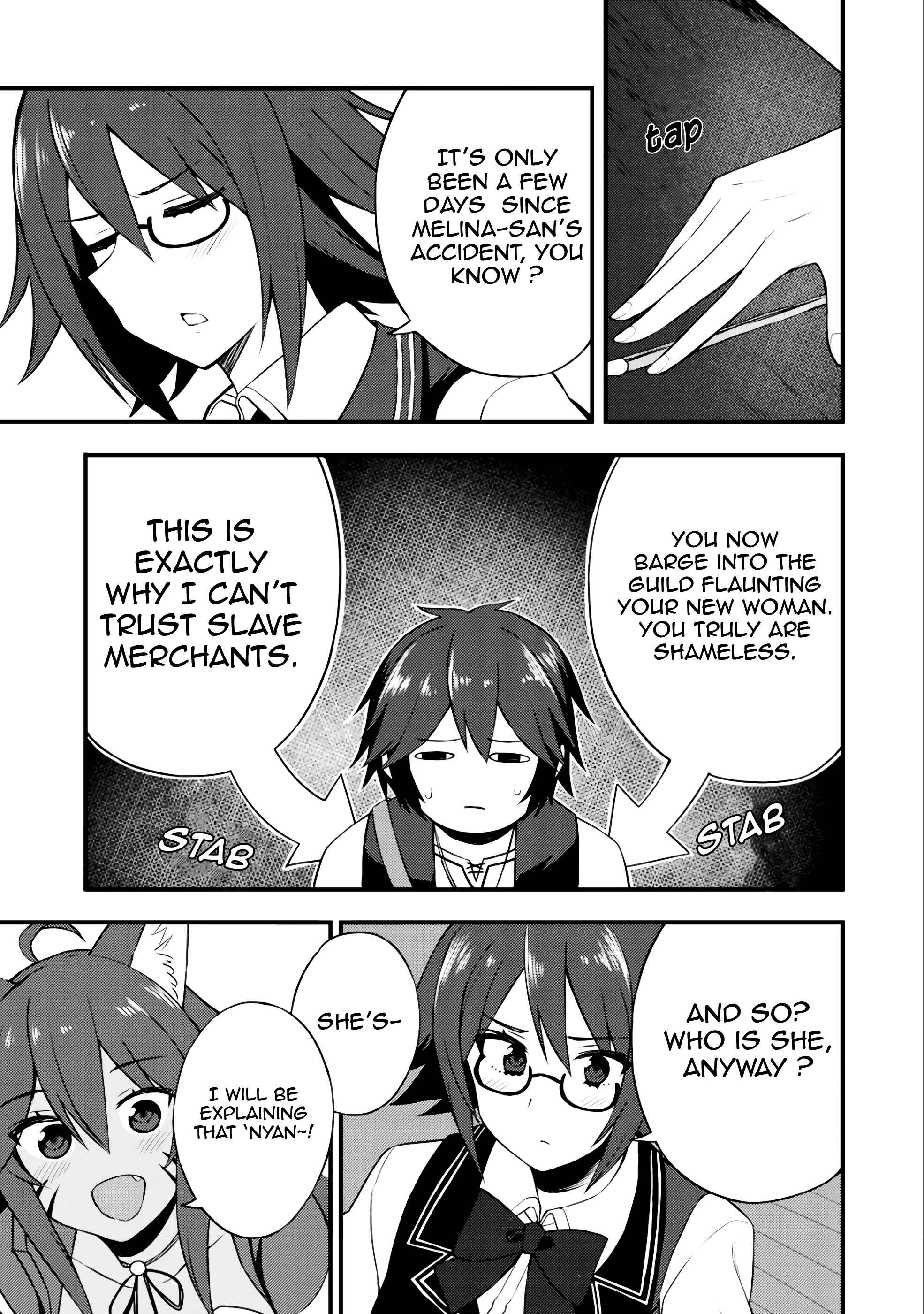 Page 10 Chapter 8 Is the Only Option a Slave Merchant?: Harem? What is that, is It Tasty?