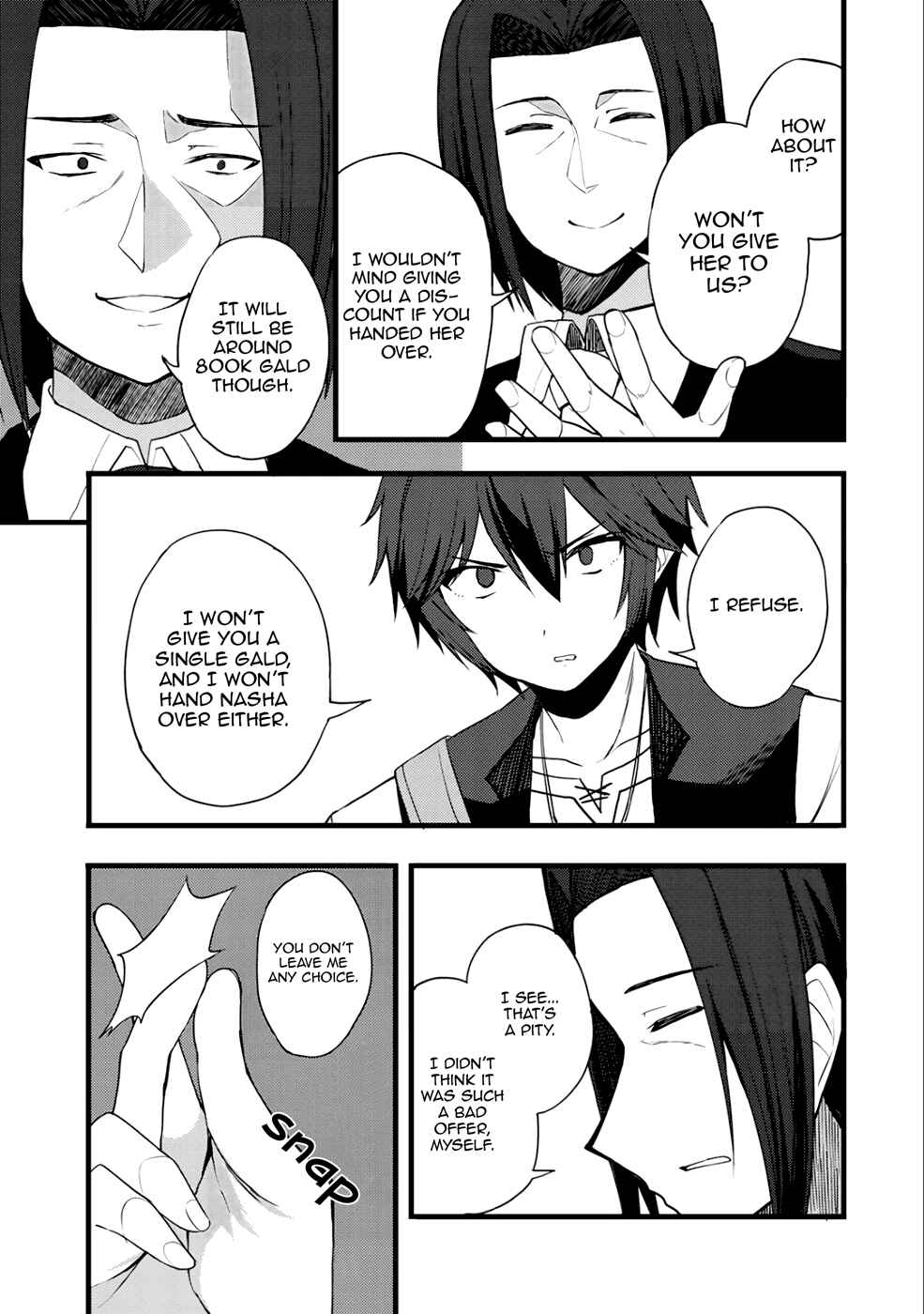 Page 21 Chapter 11 Is the Only Option a Slave Merchant?: Harem? What is that, is It Tasty?
