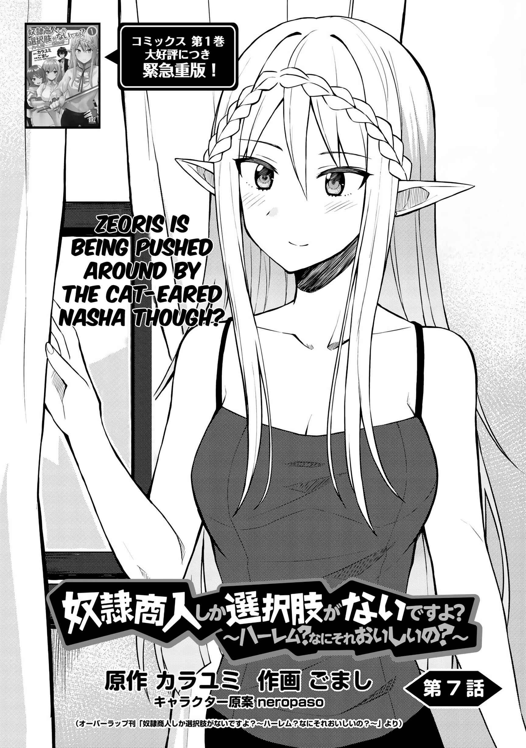 Page 3 Chapter 7 Is the Only Option a Slave Merchant?: Harem? What is that, is It Tasty?