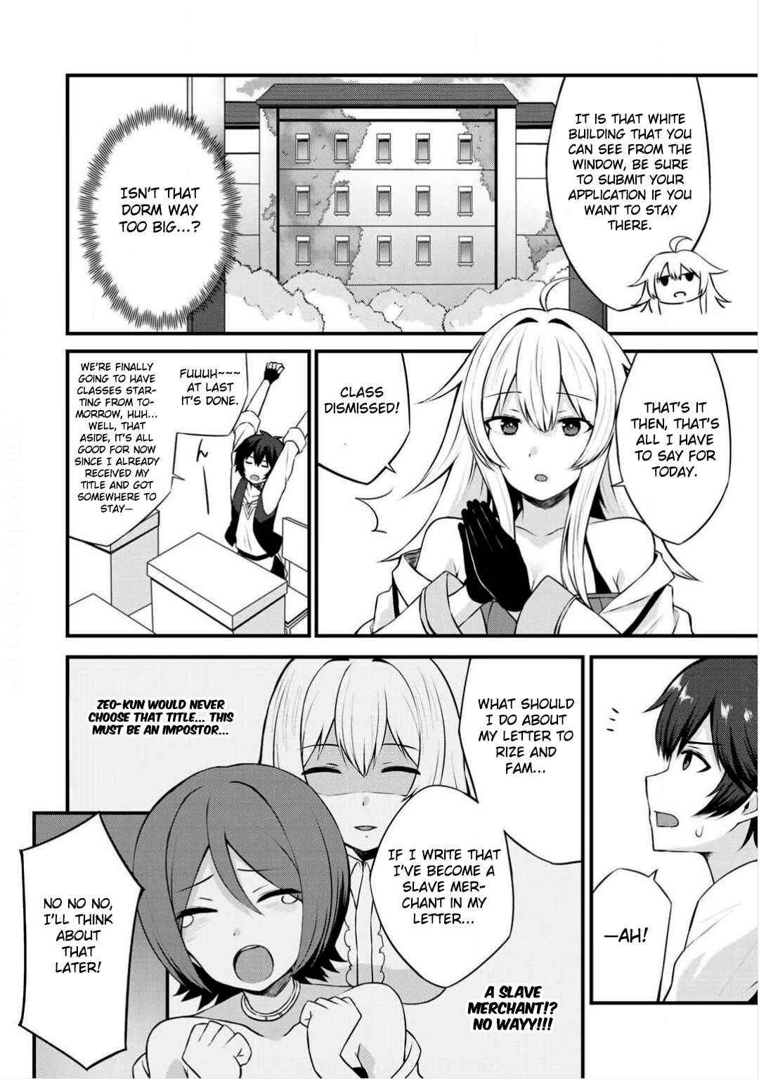 Page 10 Chapter 2 Is the Only Option a Slave Merchant?: Harem? What is that, is It Tasty?