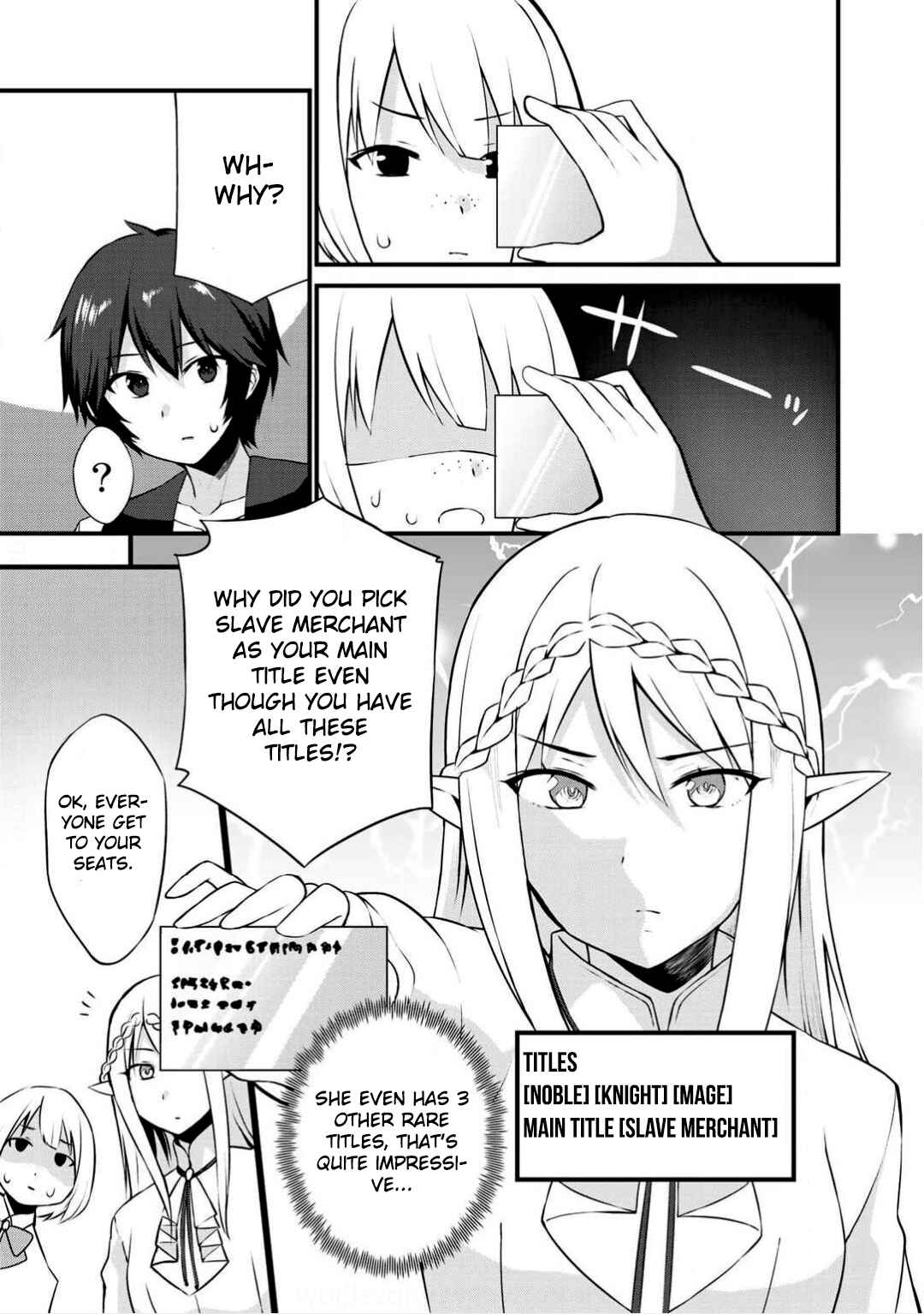 Page 7 Chapter 2 Is the Only Option a Slave Merchant?: Harem? What is that, is It Tasty?