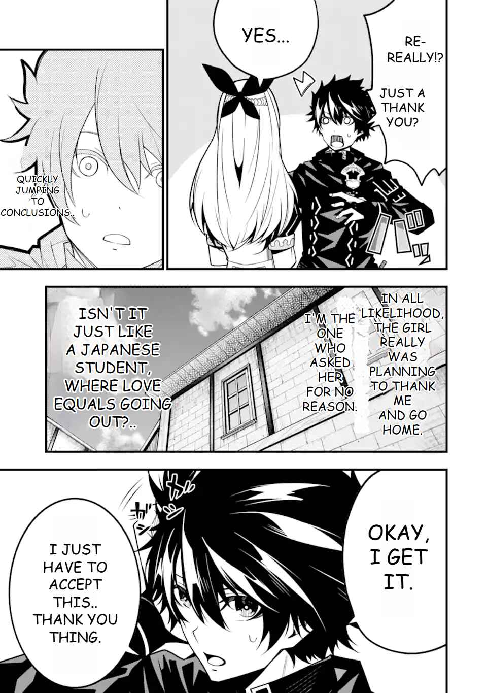 Page 25 Chapter 10 Ore ni wa Kono Kuragari ga Kokochi Yokatta —Zetsubou kara Hajimaru Isekai Seikatsu, Kami no Kimagure de Kyousei Haishinchuu—