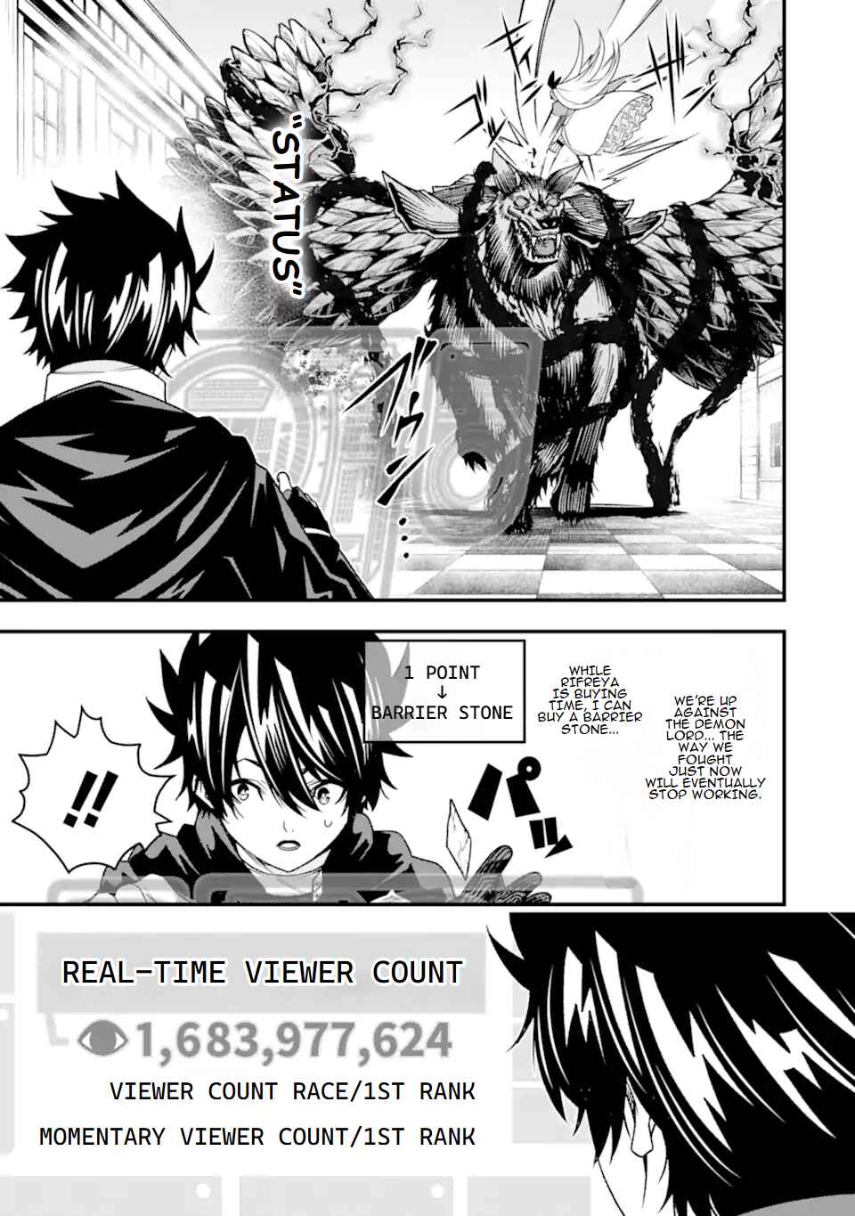 Page 10 Chapter 25 Ore ni wa Kono Kuragari ga Kokochi Yokatta —Zetsubou kara Hajimaru Isekai Seikatsu, Kami no Kimagure de Kyousei Haishinchuu—