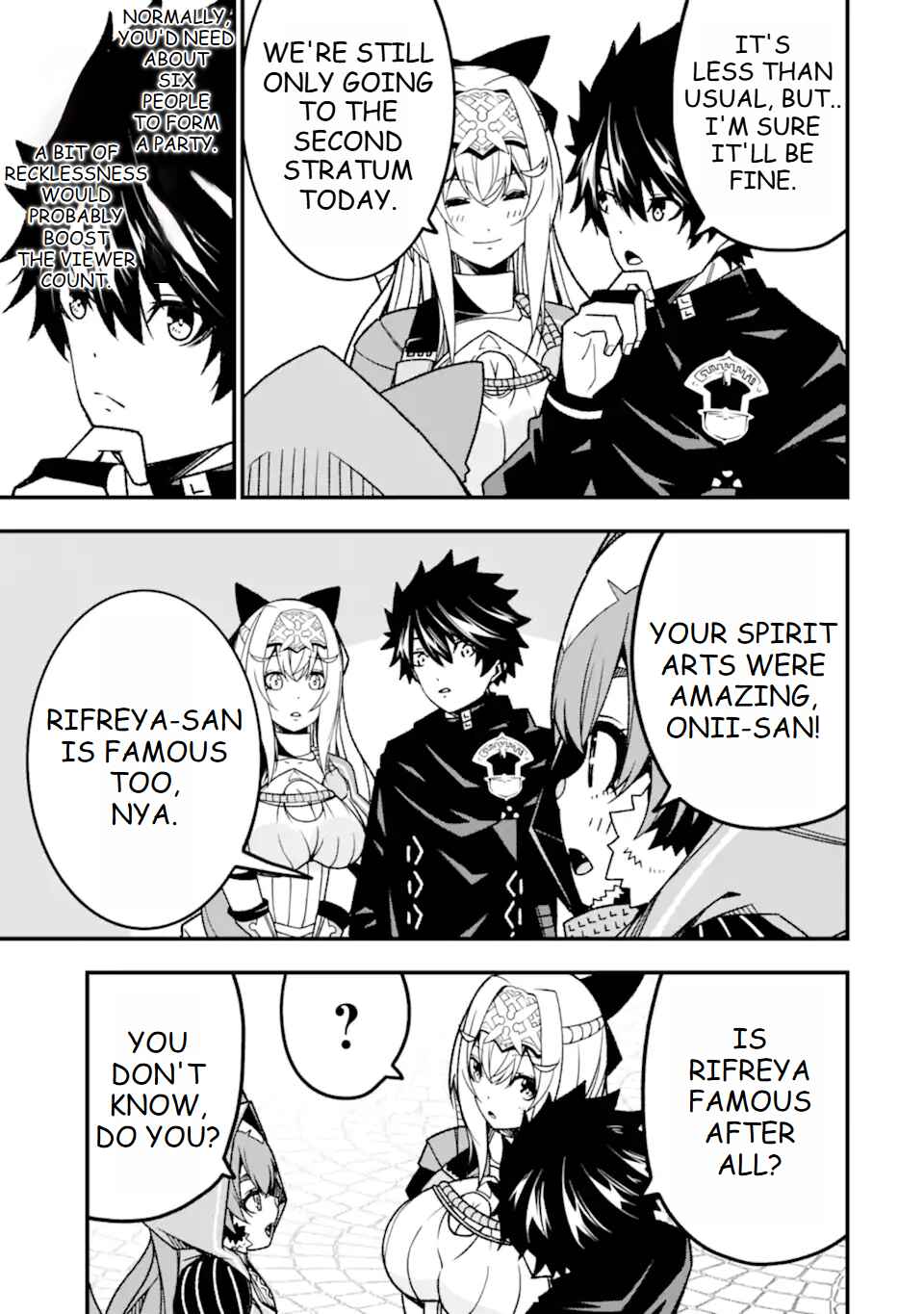 Page 14 Chapter 15 Ore ni wa Kono Kuragari ga Kokochi Yokatta —Zetsubou kara Hajimaru Isekai Seikatsu, Kami no Kimagure de Kyousei Haishinchuu—