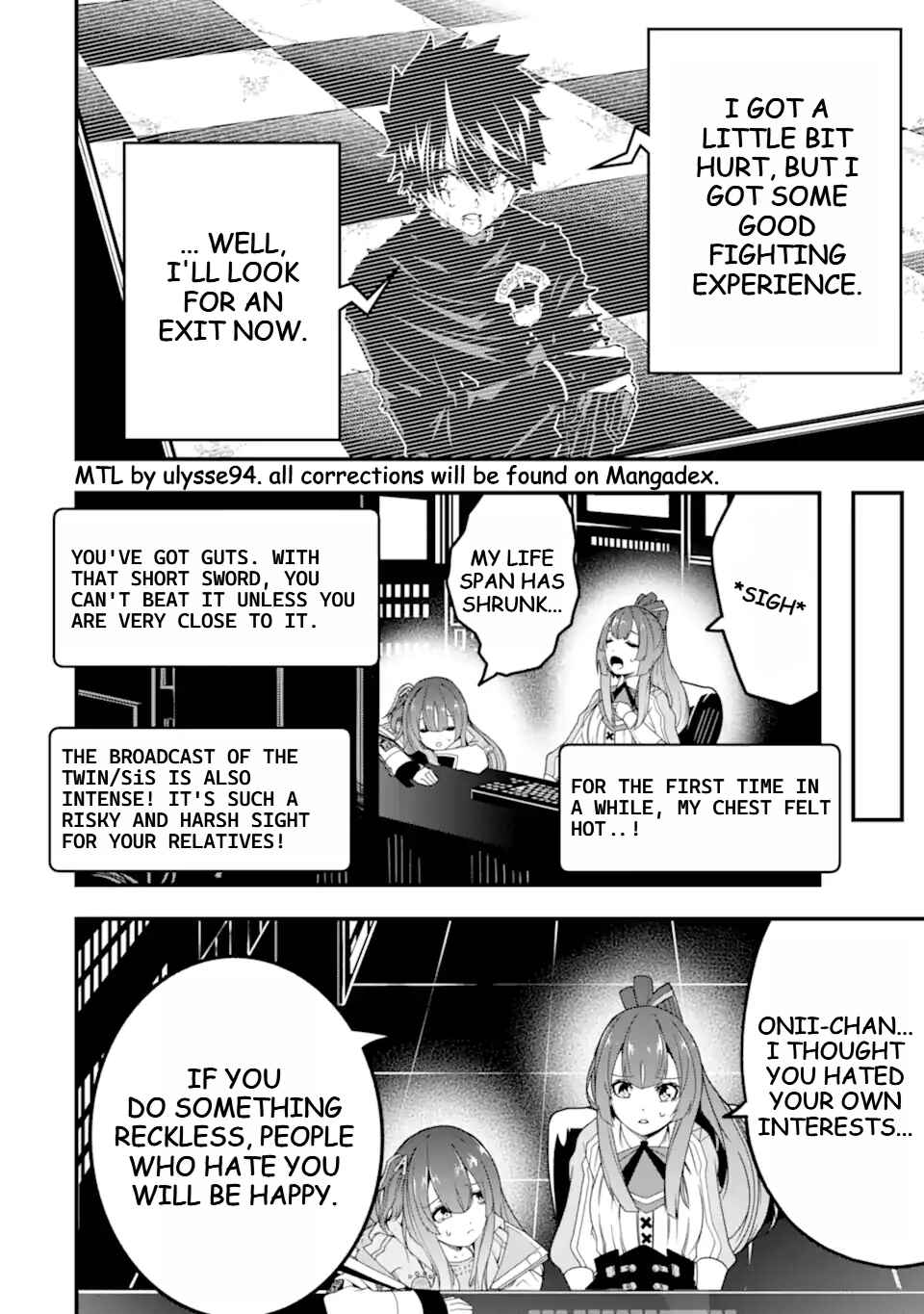 Page 3 Chapter 20 Ore ni wa Kono Kuragari ga Kokochi Yokatta —Zetsubou kara Hajimaru Isekai Seikatsu, Kami no Kimagure de Kyousei Haishinchuu—