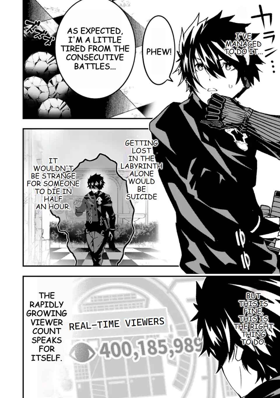 Page 21 Chapter 18 Ore ni wa Kono Kuragari ga Kokochi Yokatta —Zetsubou kara Hajimaru Isekai Seikatsu, Kami no Kimagure de Kyousei Haishinchuu—