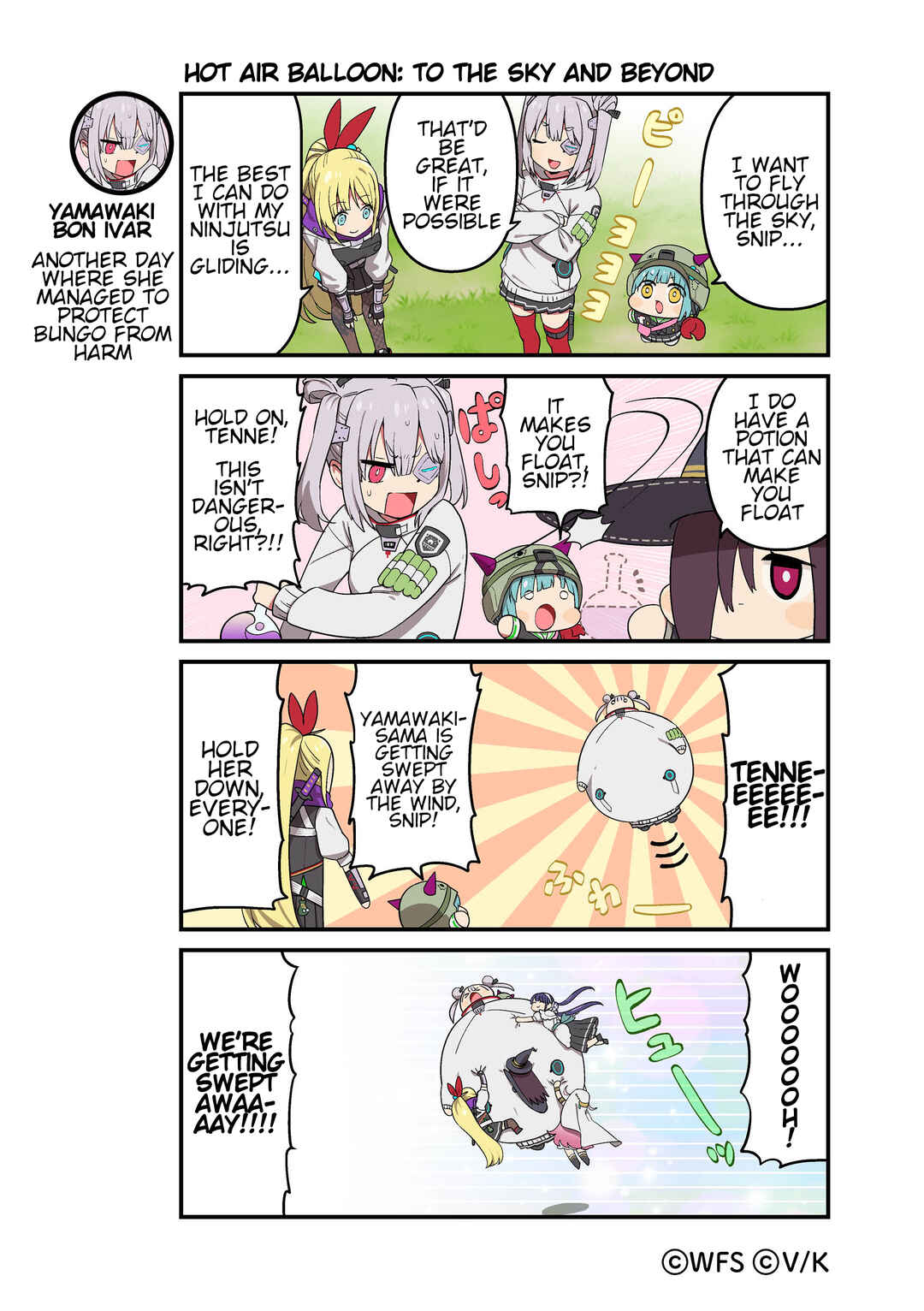 Page 1 Chapter 128 Heaven Burns Red Official 4-Koma