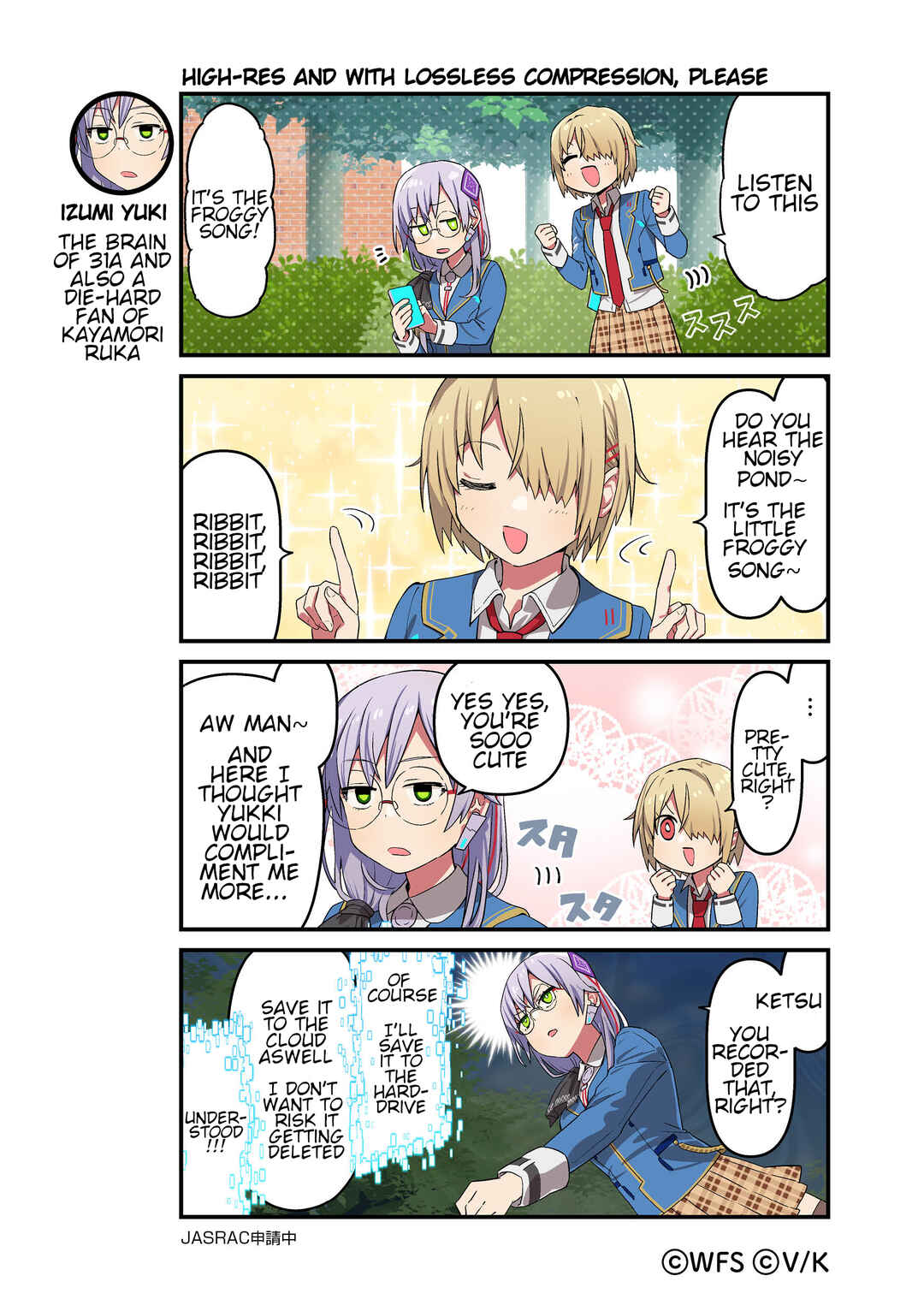 Page 1 Chapter 92 Heaven Burns Red Official 4-Koma