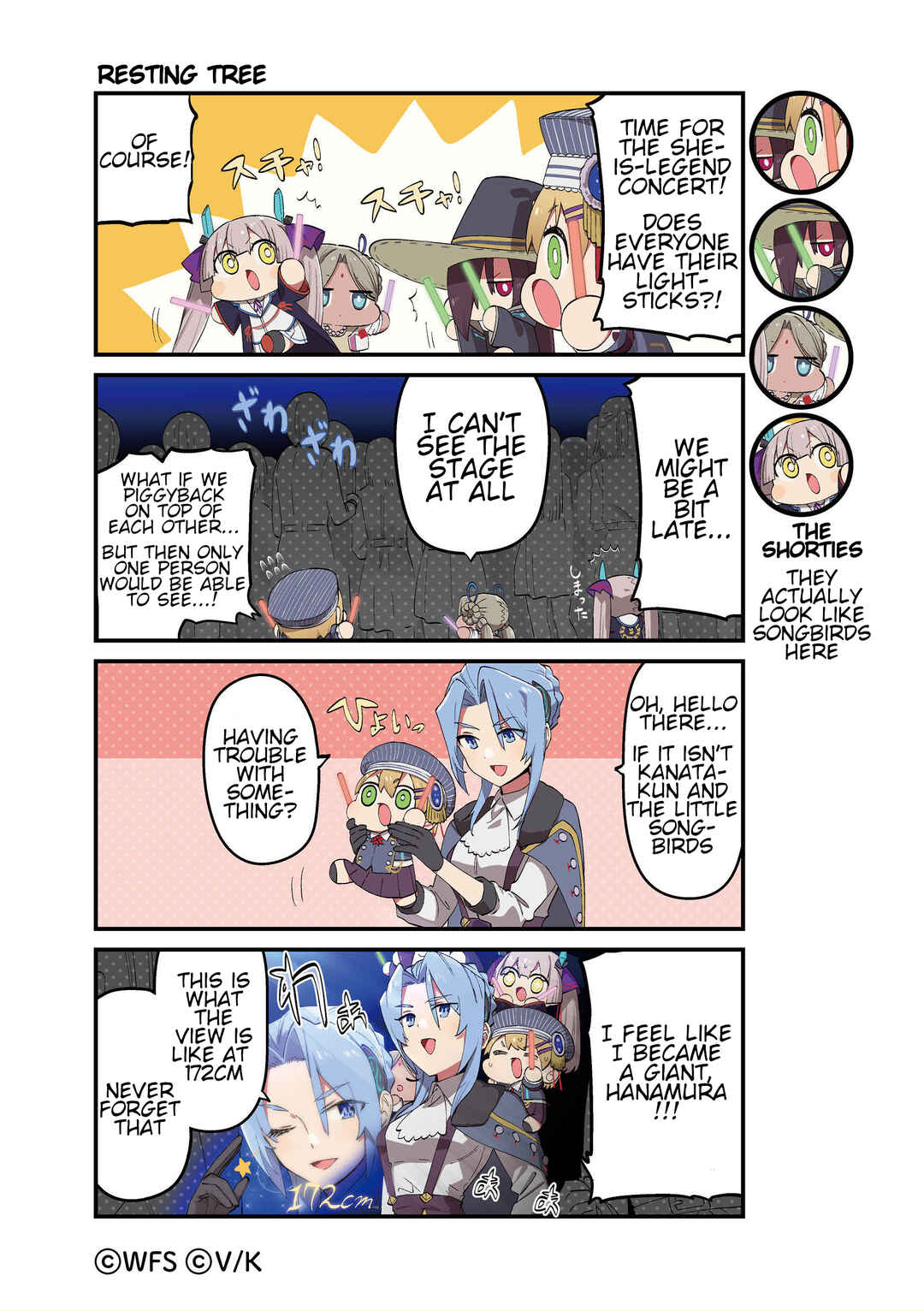 Page 1 Chapter 144 Heaven Burns Red Official 4-Koma