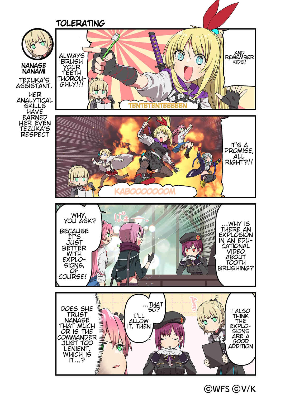 Page 1 Chapter 90 Heaven Burns Red Official 4-Koma