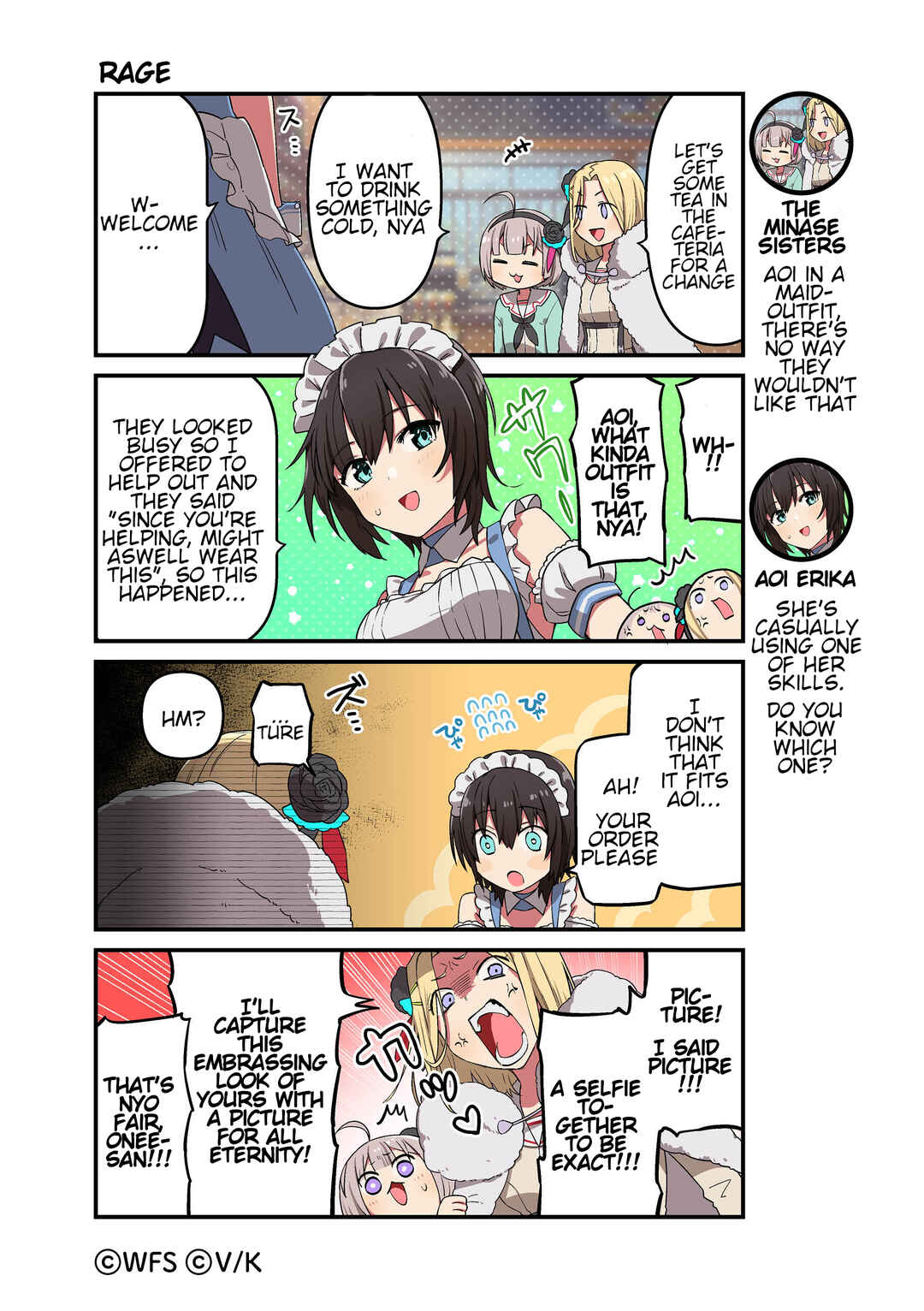 Page 1 Chapter 45 Heaven Burns Red Official 4-Koma