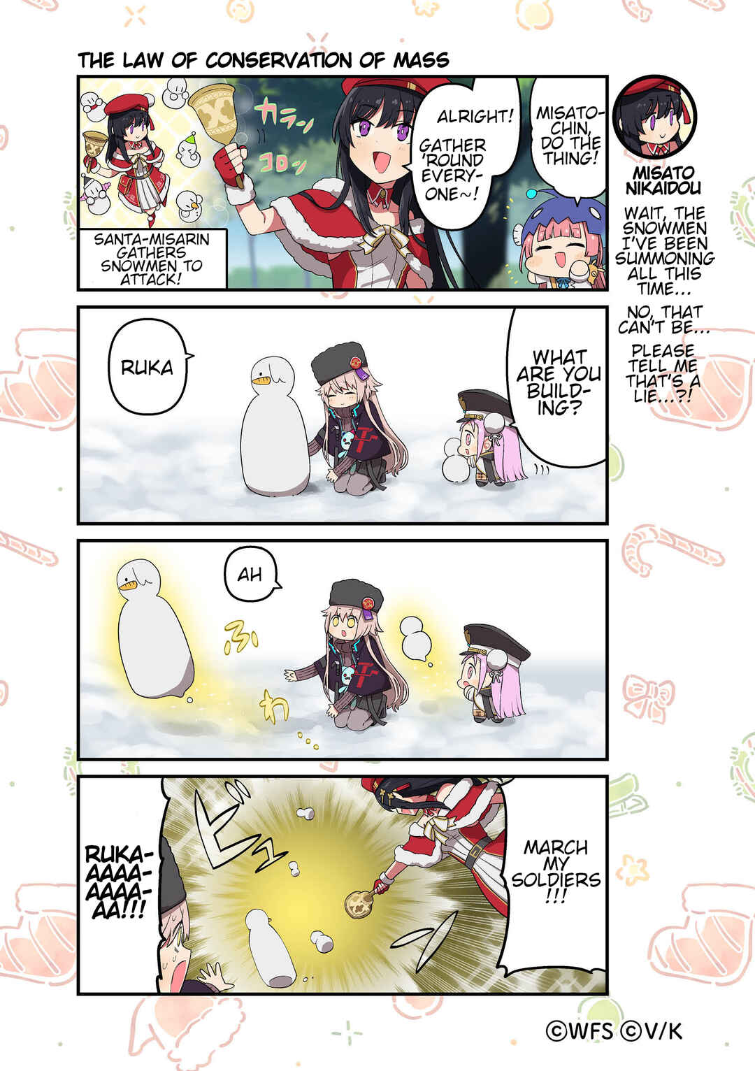 Page 1 Chapter 137 Heaven Burns Red Official 4-Koma