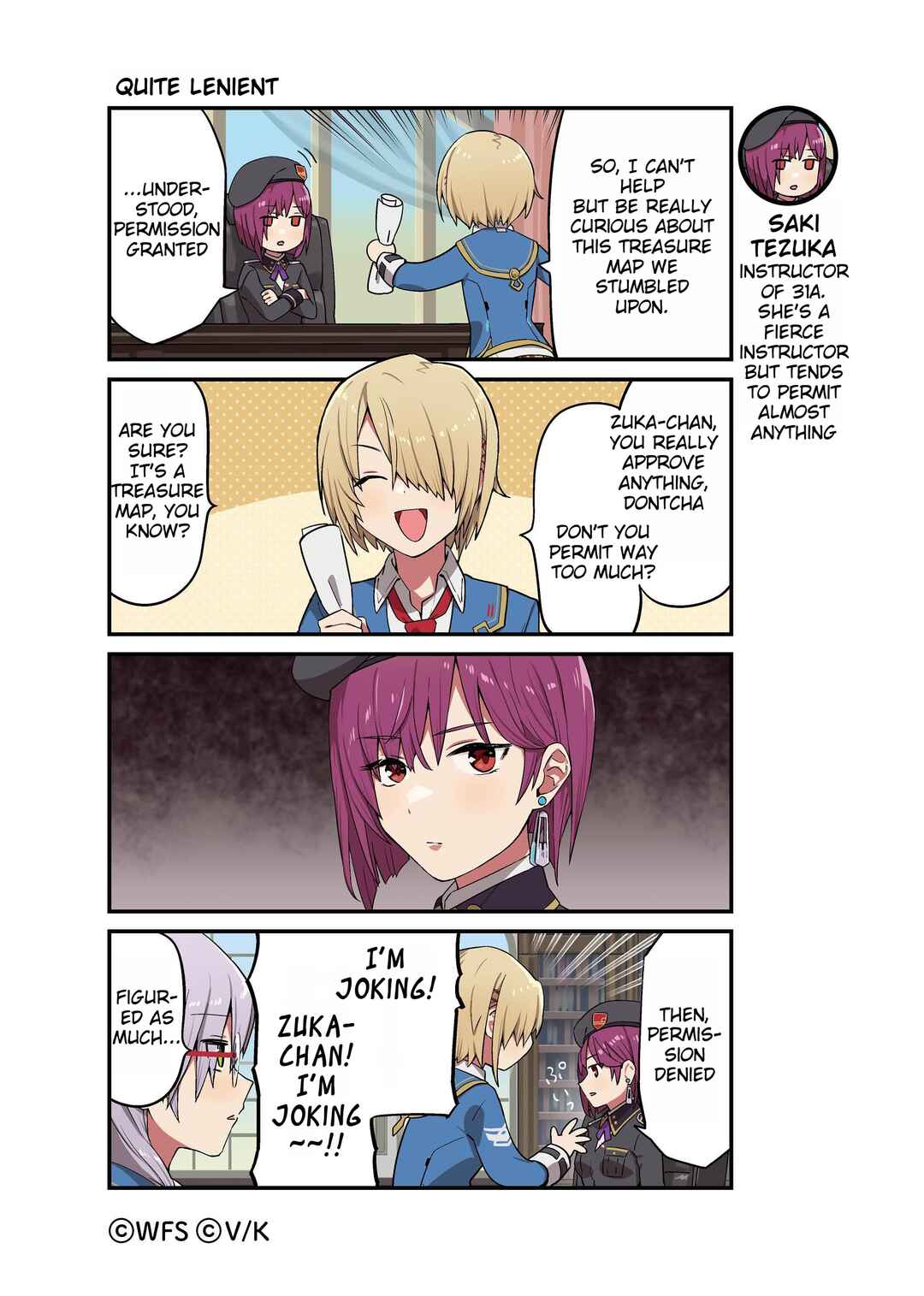 Page 4 Chapter 4 Heaven Burns Red Official 4-Koma
