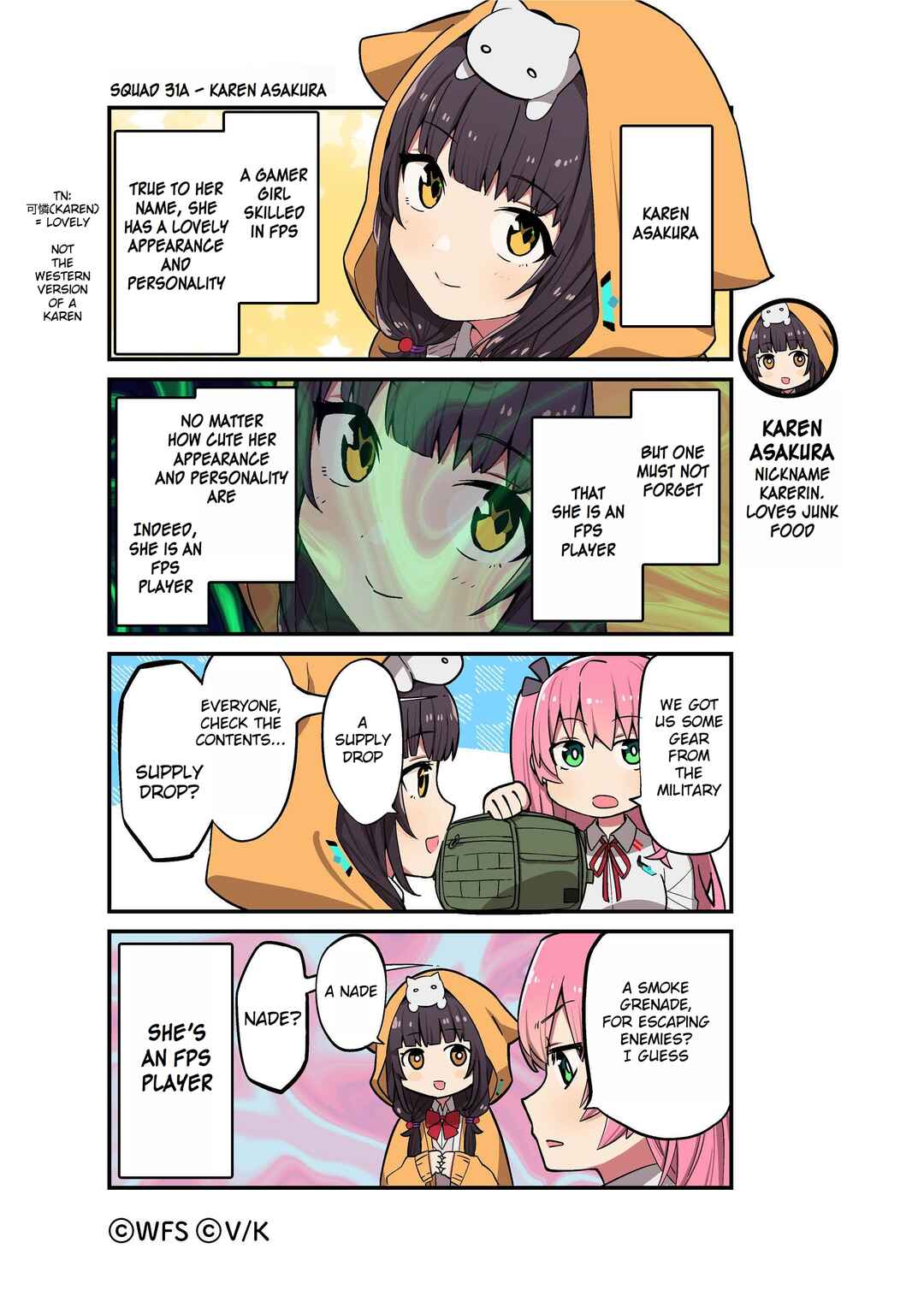 Page 3 Chapter 2 Heaven Burns Red Official 4-Koma
