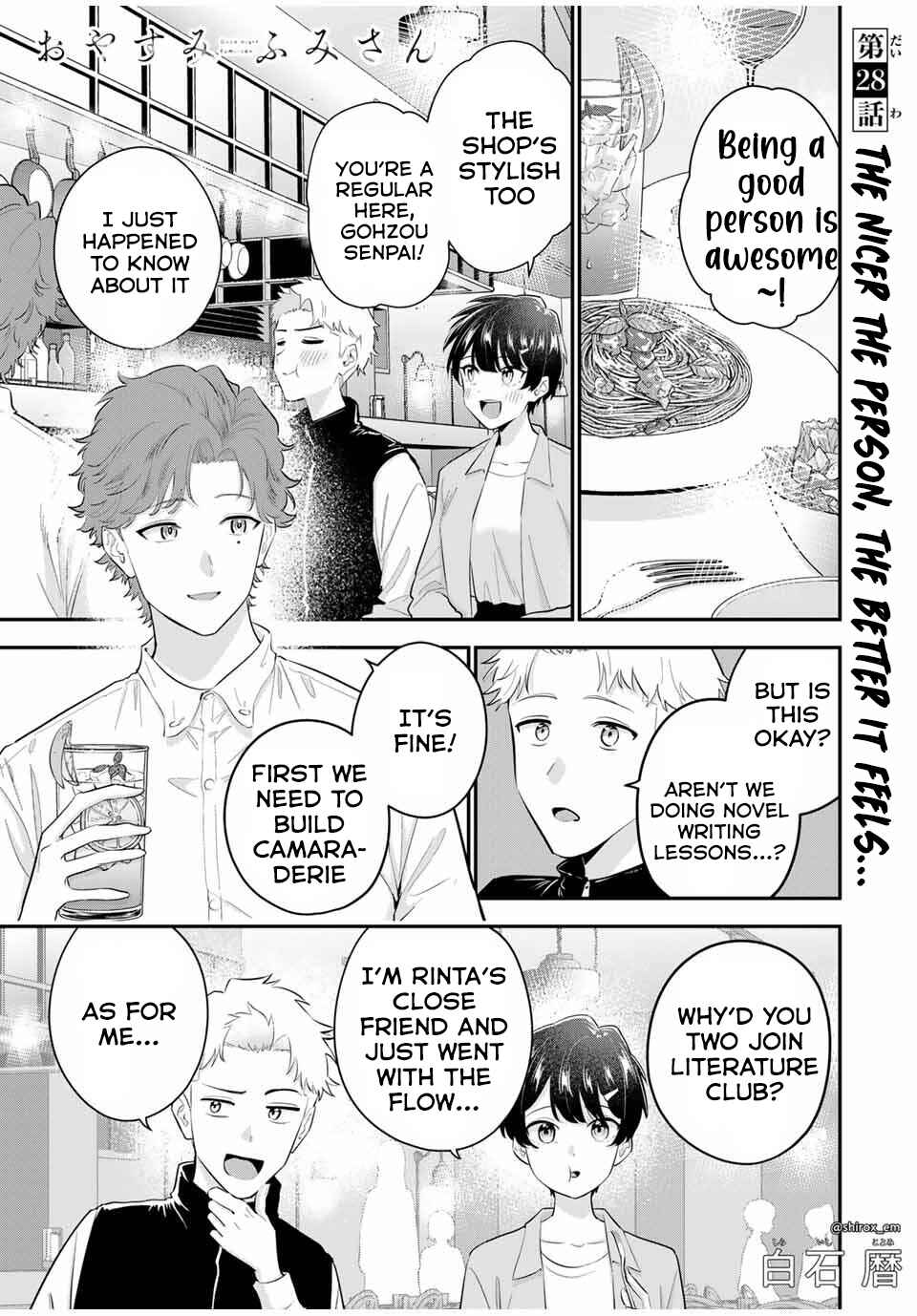 Page 2 Chapter 28 Oyasumi Fumi-san