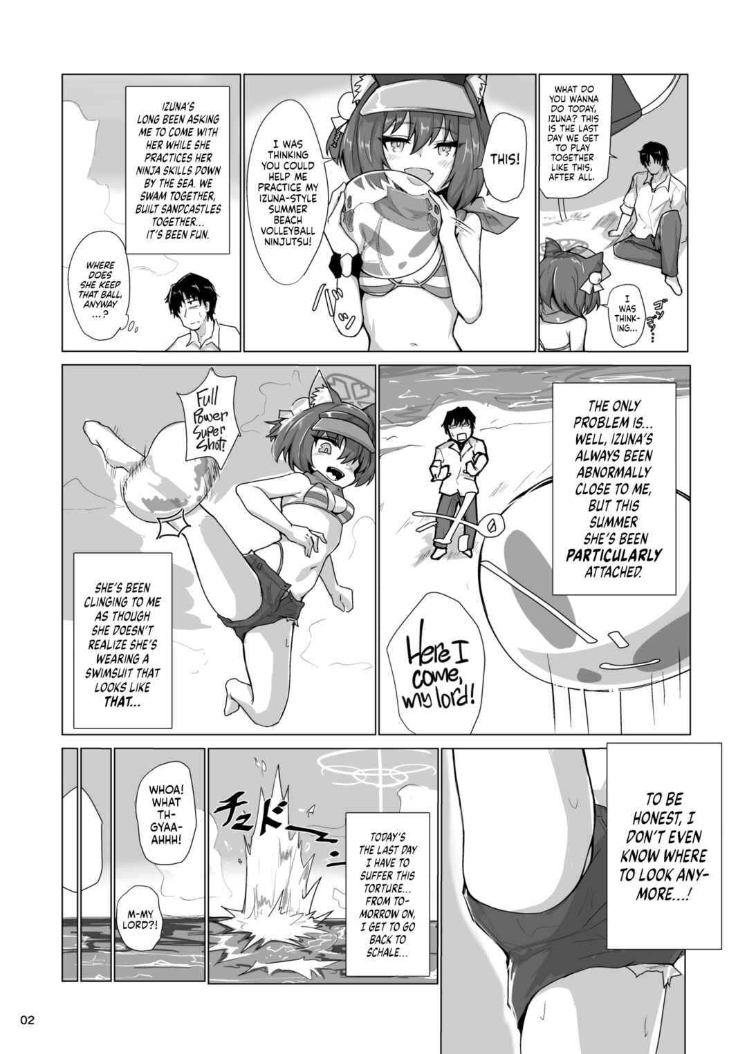 Page 3 Chapter Unknown_c60d Blue Archive - Going on an Exclusive Summer Vacation for Two with Izuna, the Best Ninja In Kivotos