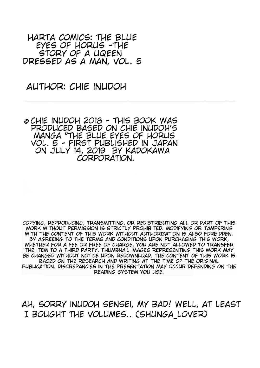 Page 5 Chapter 22.5 The Blue Eye of Horus: The Story of a Queen Dressed as a Man