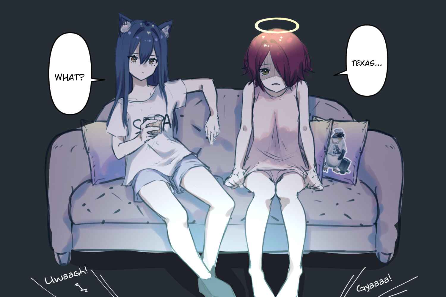 Page 1 Chapter Unknown_01dd Arknights - Exia and Texas (Doujinshi)